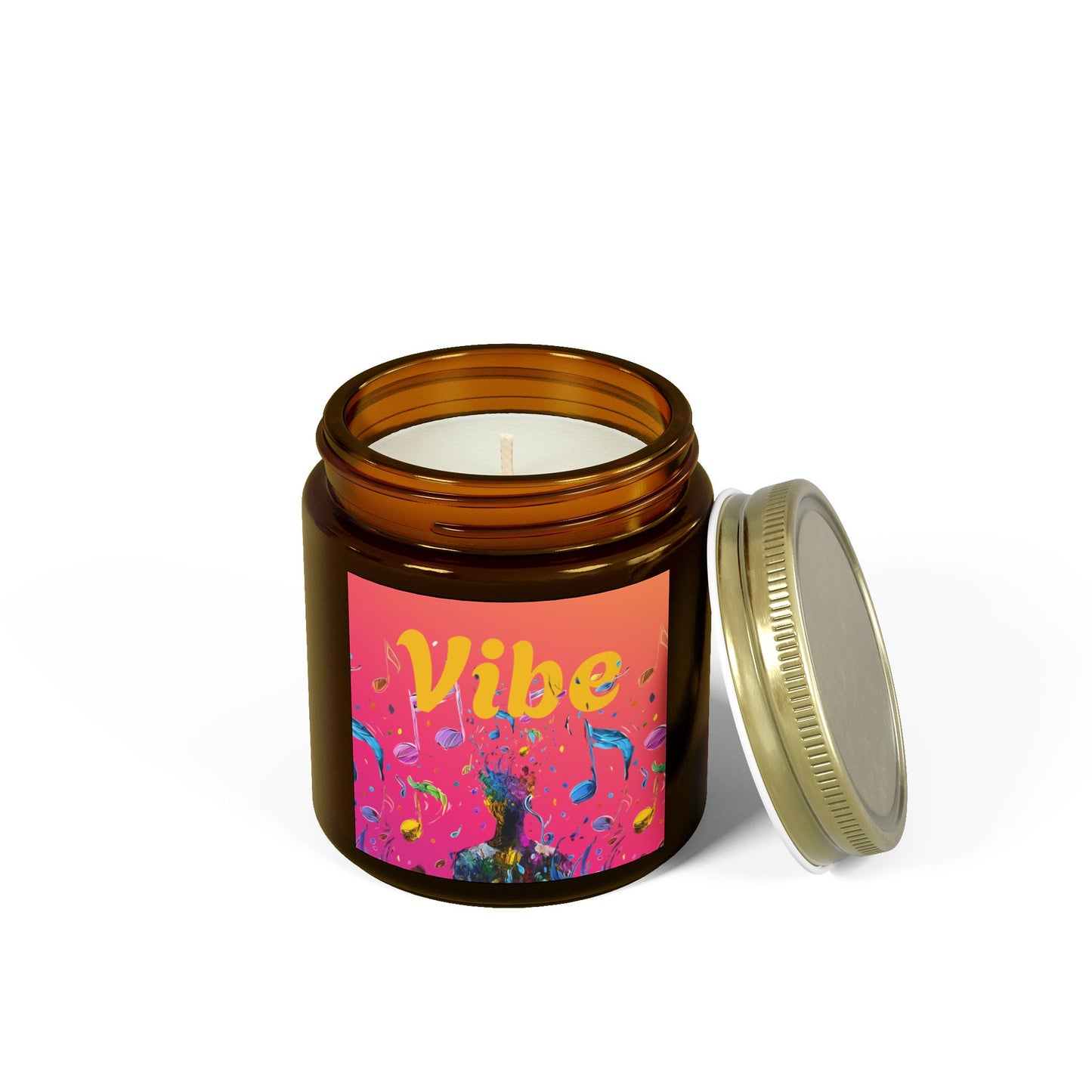 Vibe Scented Candles, Coconut Apricot Wax (4oz, 9oz)