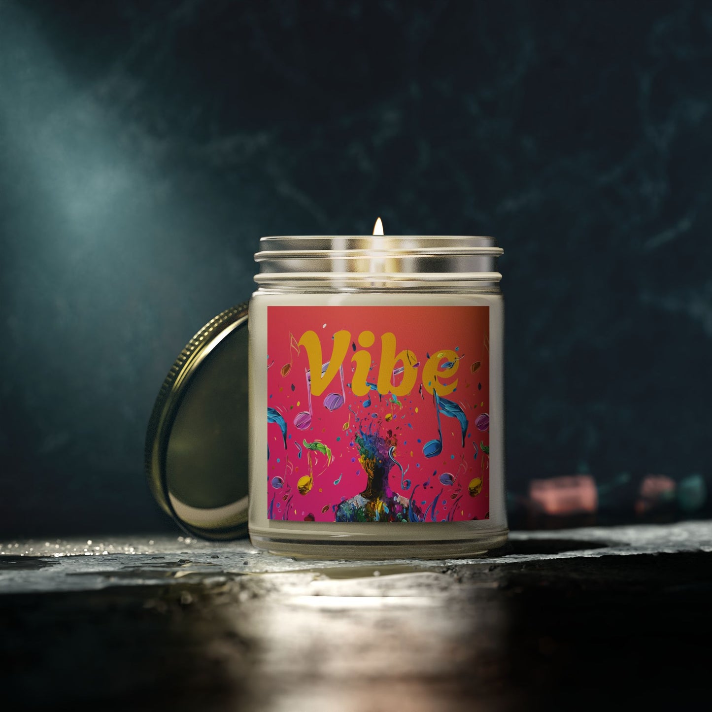 Vibe Scented Candles, Coconut Apricot Wax (4oz, 9oz)