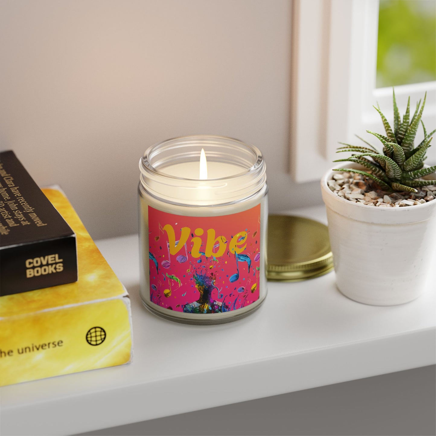 Vibe Scented Candles, Coconut Apricot Wax (4oz, 9oz)