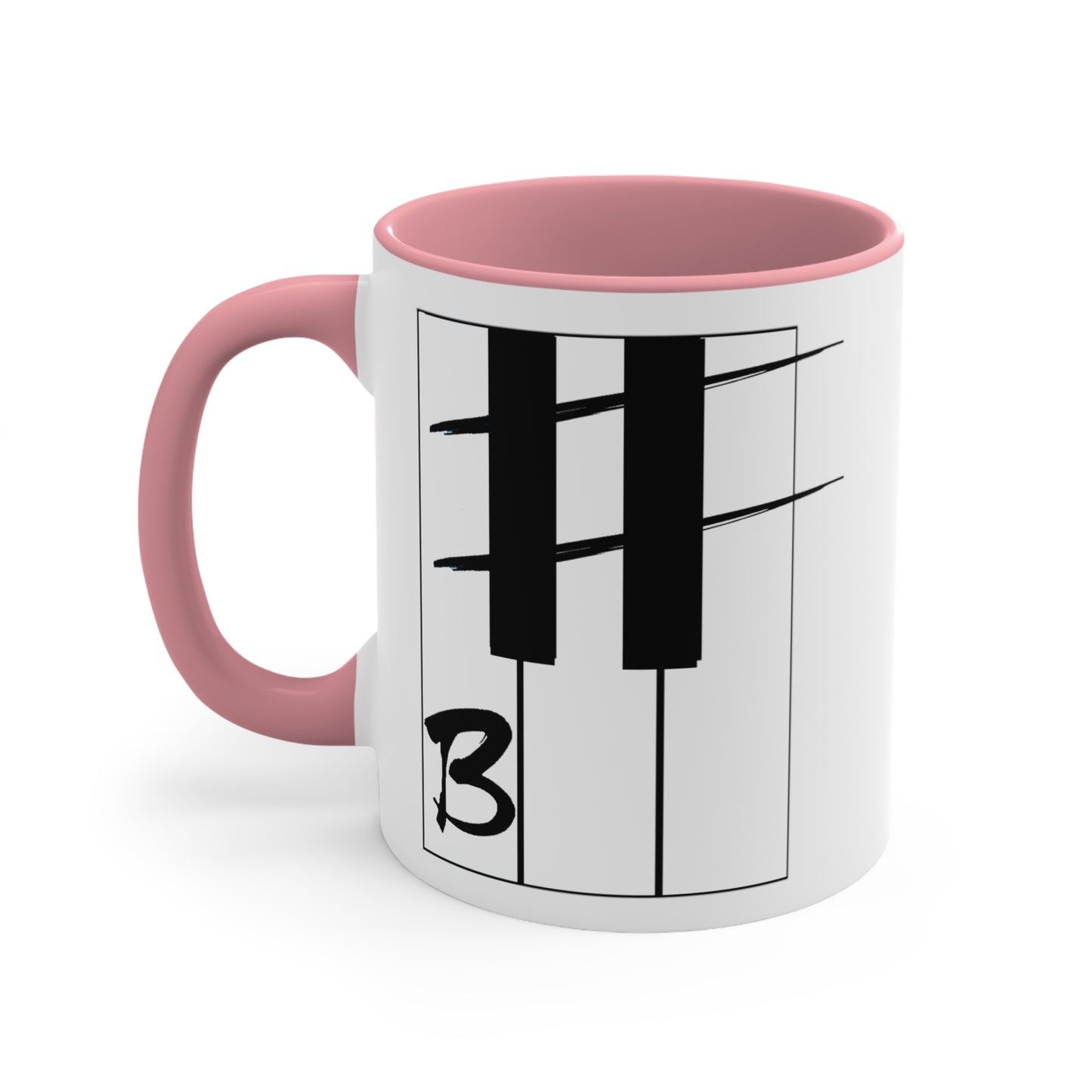 B# Colorful Accent Mugs, 11oz