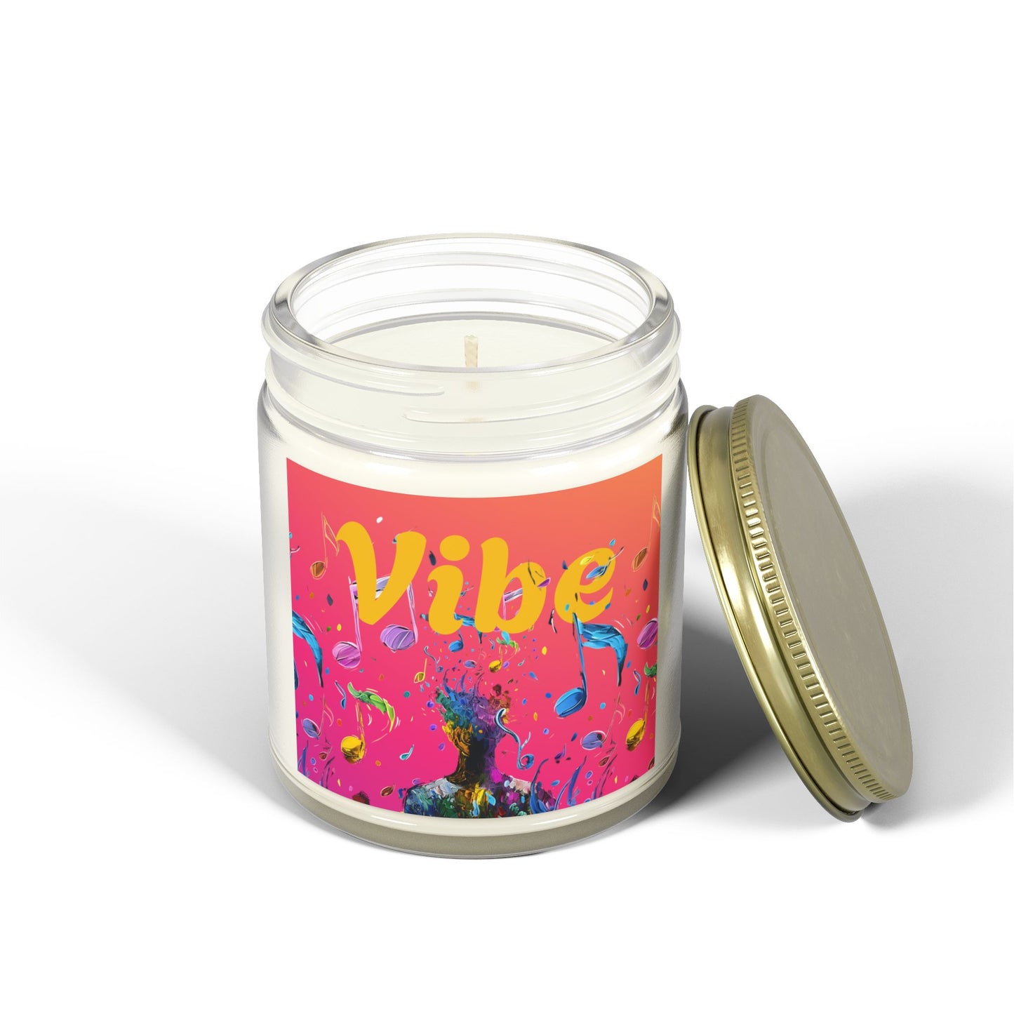 Vibe Scented Candles, Coconut Apricot Wax (4oz, 9oz)