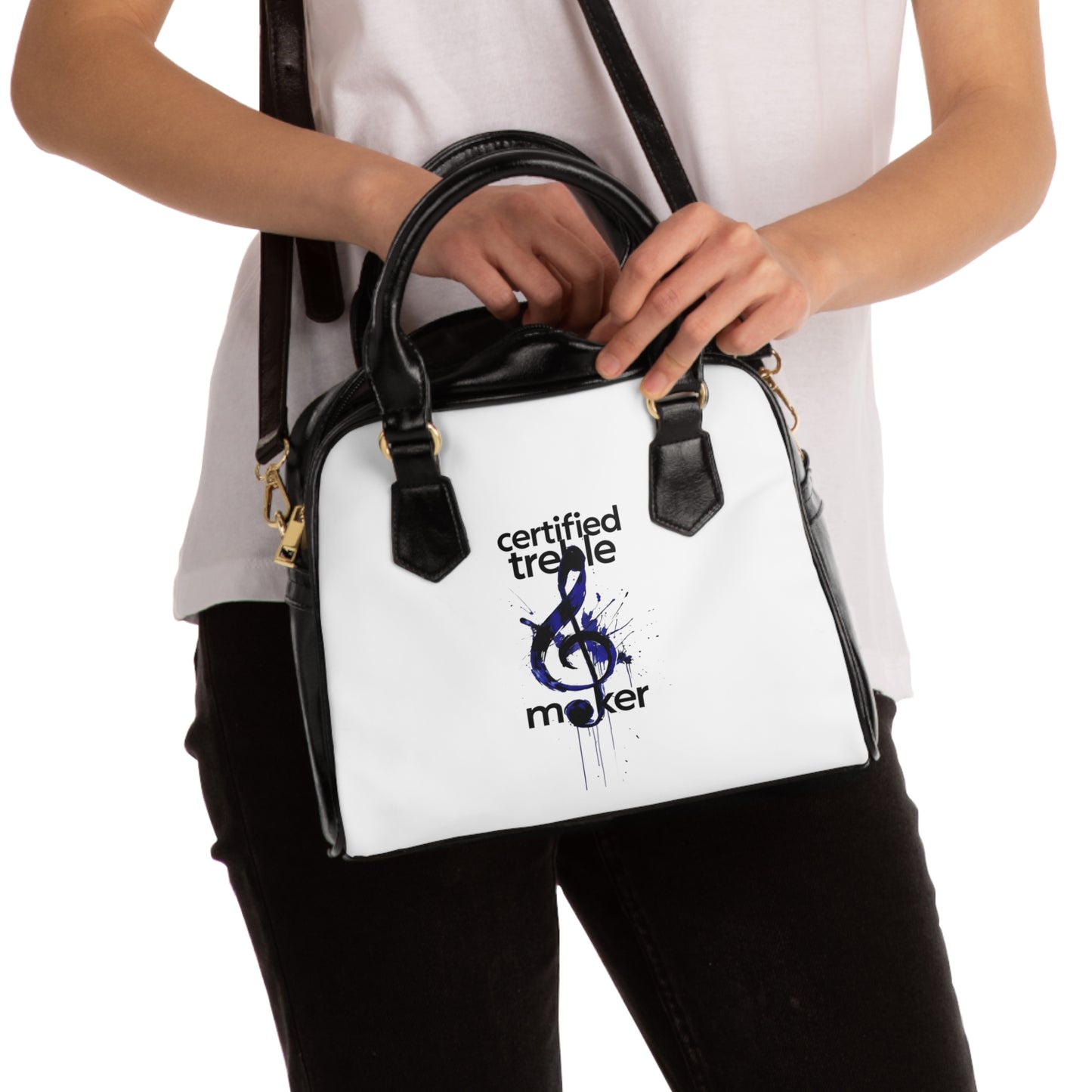 "Treble Maker" Shoulder Handbag