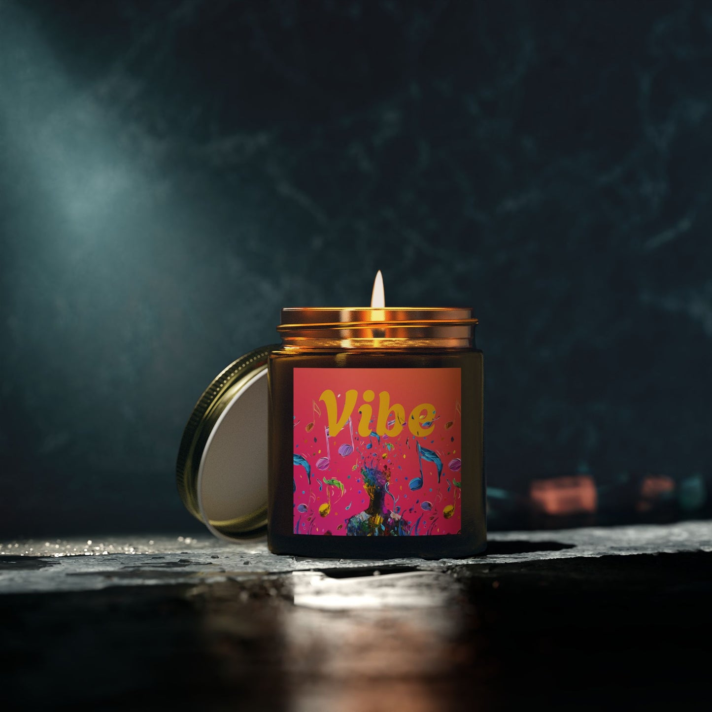 Vibe Scented Candles, Coconut Apricot Wax (4oz, 9oz)