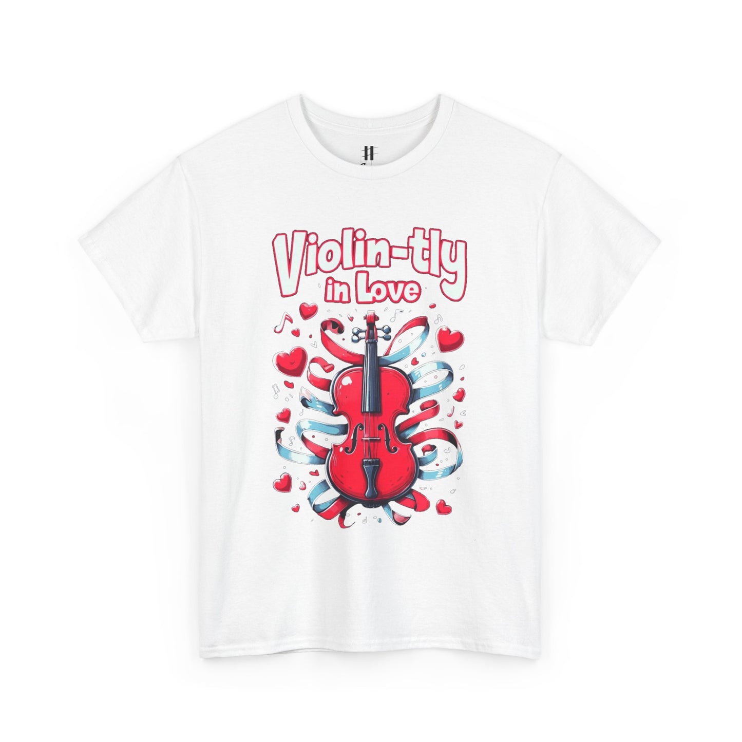 Violin-tly in Love Unisex Heavy Cotton Tee