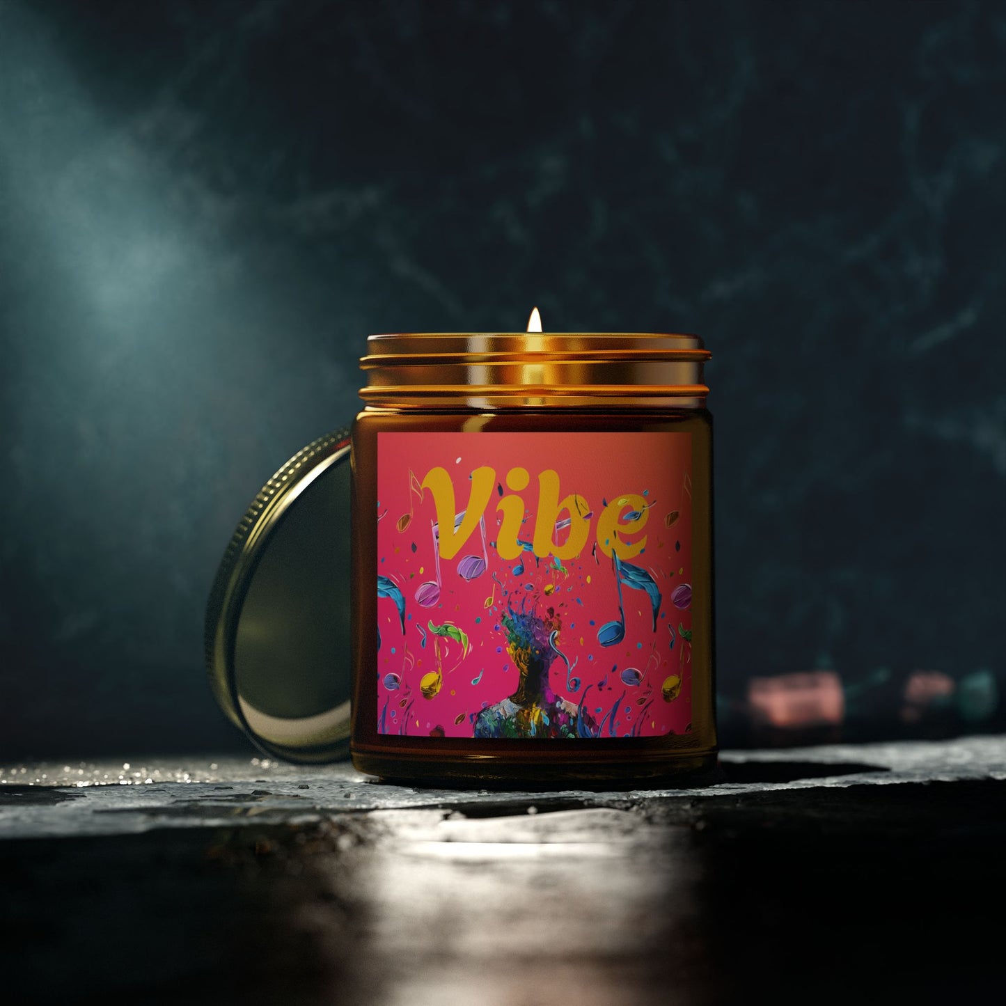 Vibe Scented Candles, Coconut Apricot Wax (4oz, 9oz)