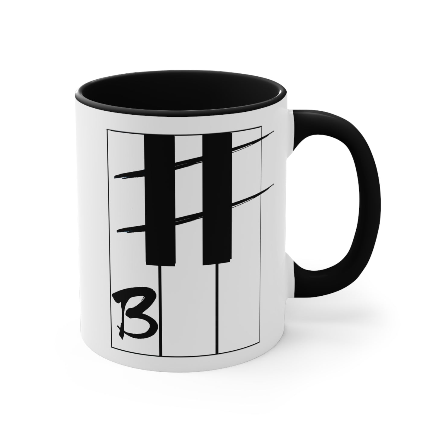 B# Colorful Accent Mugs, 11oz