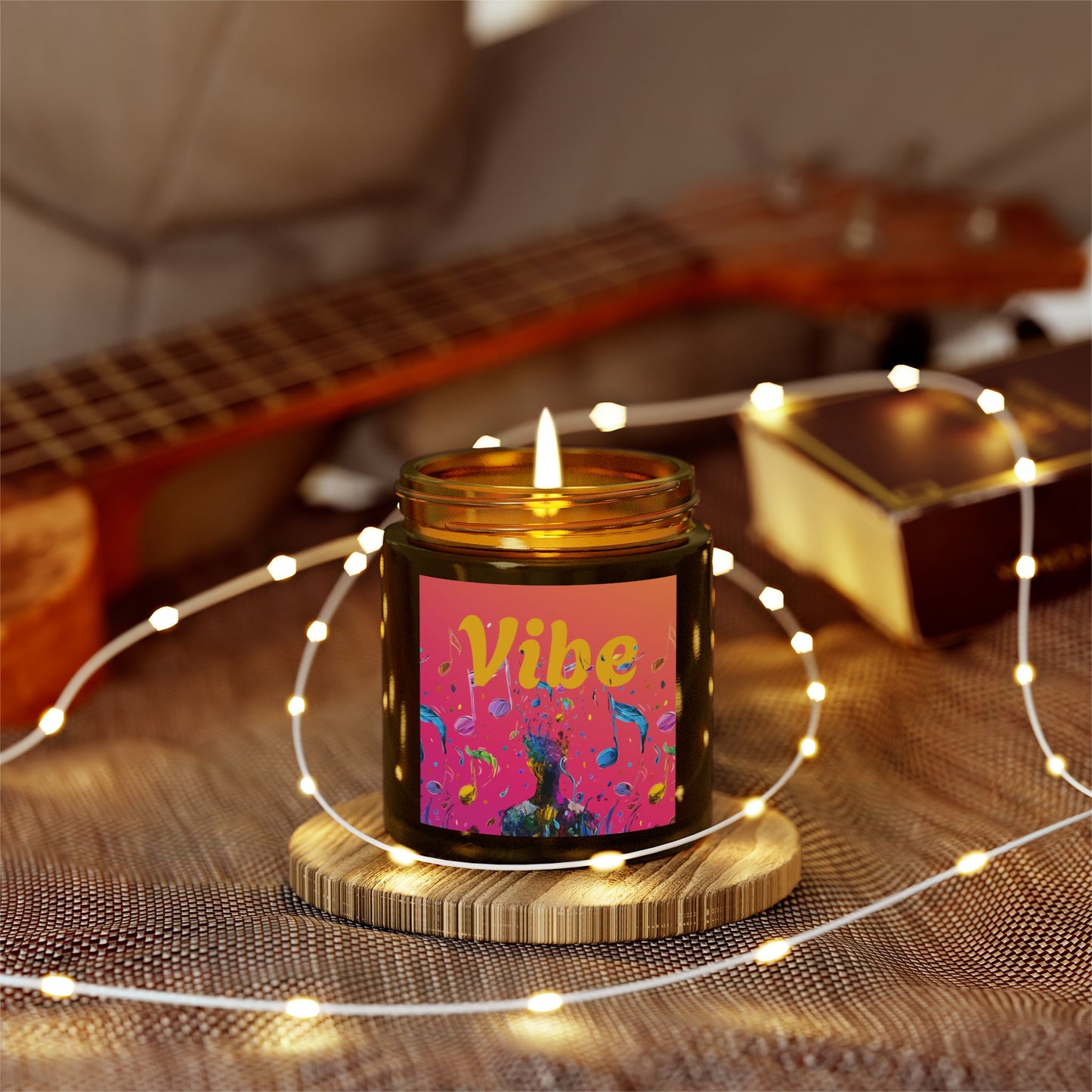 Vibe Scented Candles, Coconut Apricot Wax (4oz, 9oz)