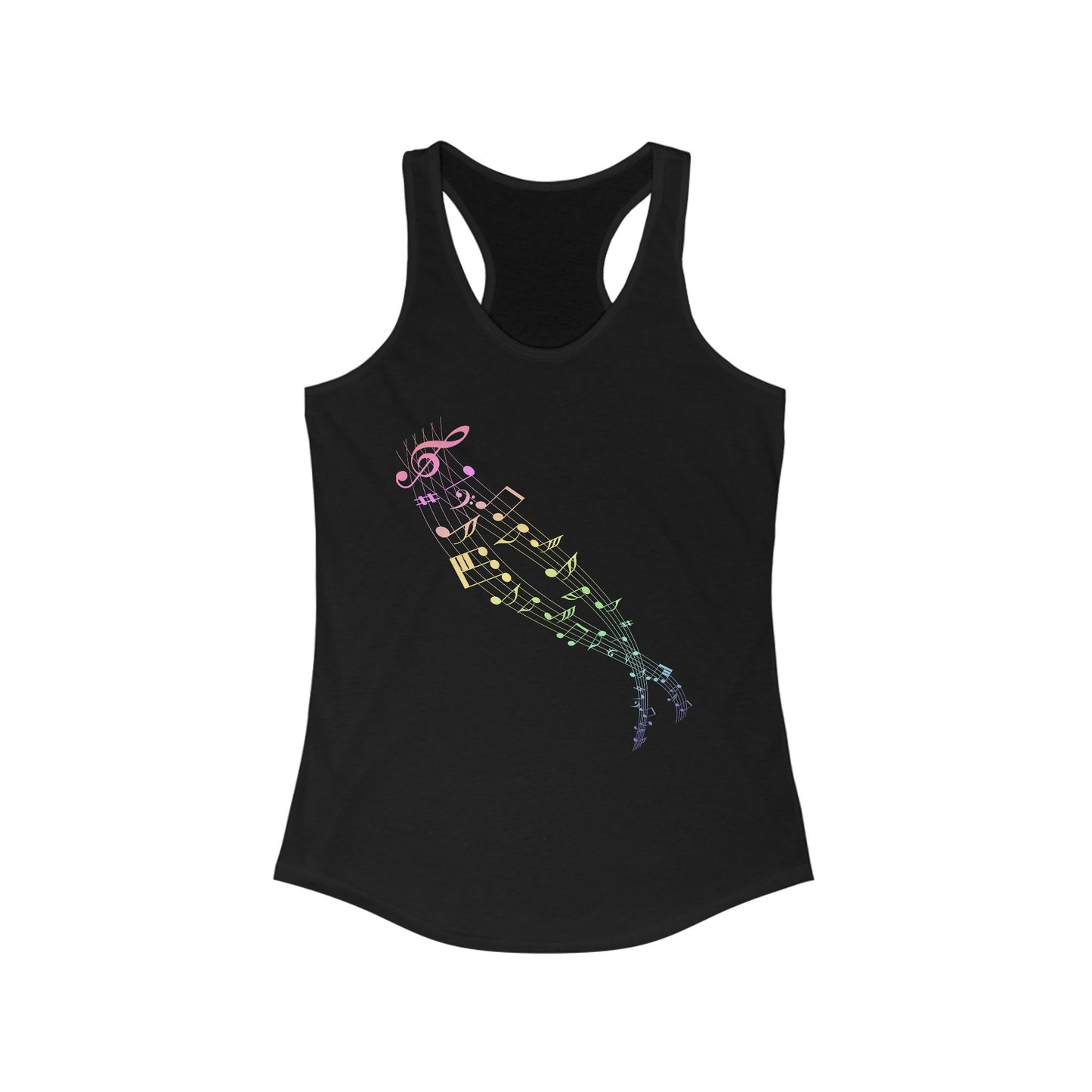 "Music Lover" Women's Ideal Racerback Tank