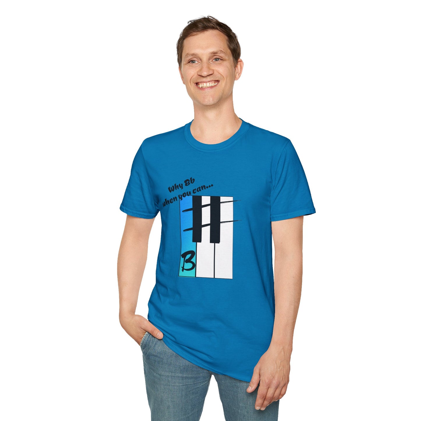 B# Logo Unisex Softstyle T-Shirt