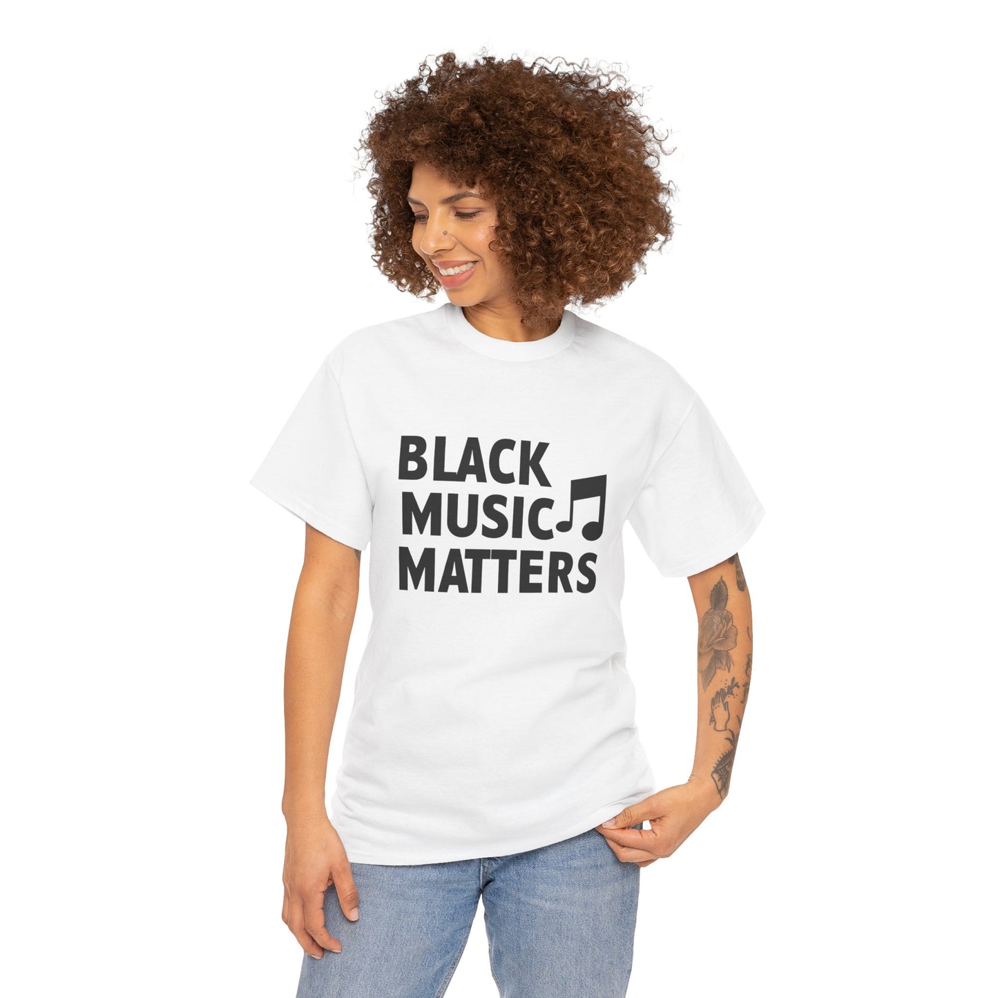 Black Music Matters Unisex Heavy Cotton Tee