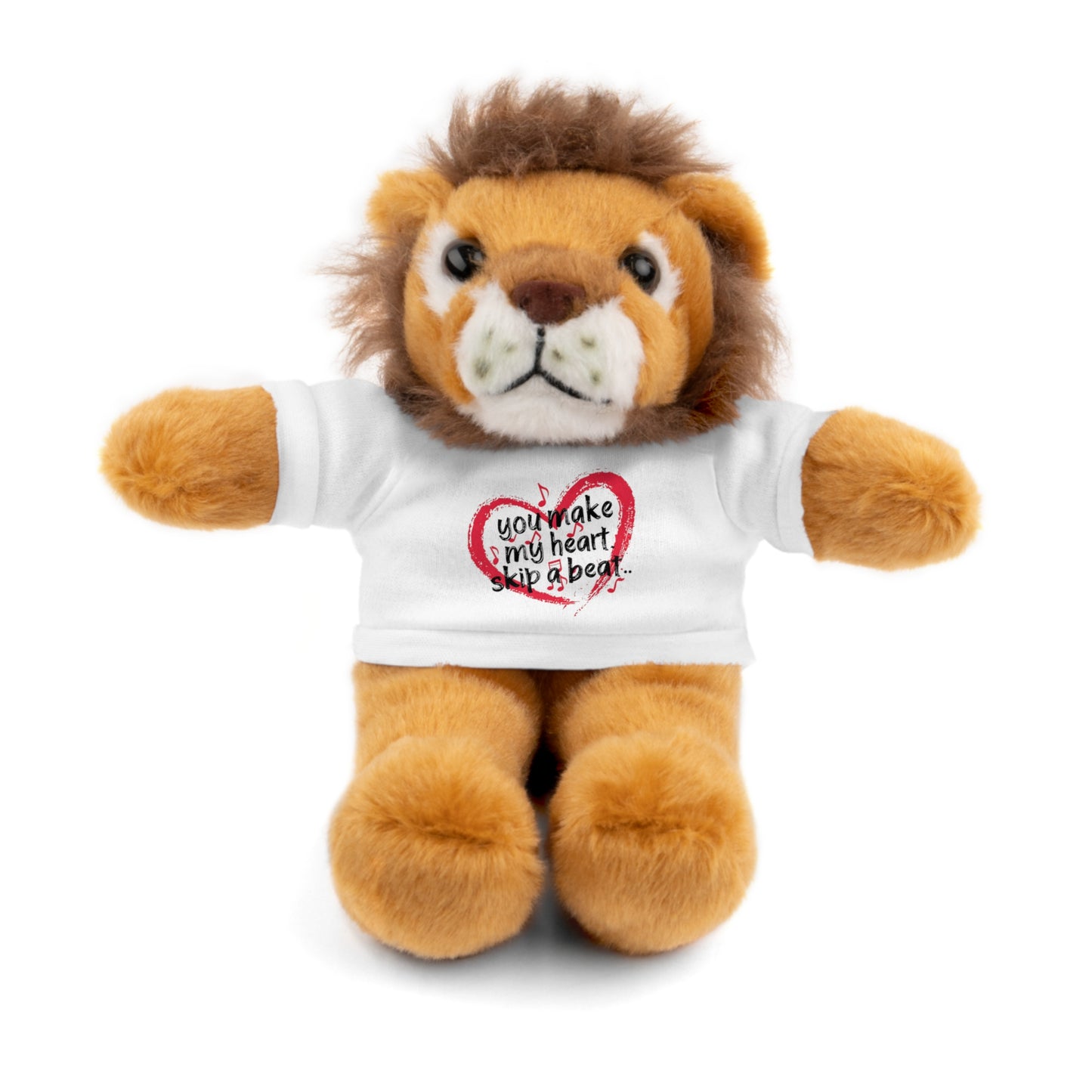 "You Make My Heart Skip A Beat" Stuffed Animals with Tee