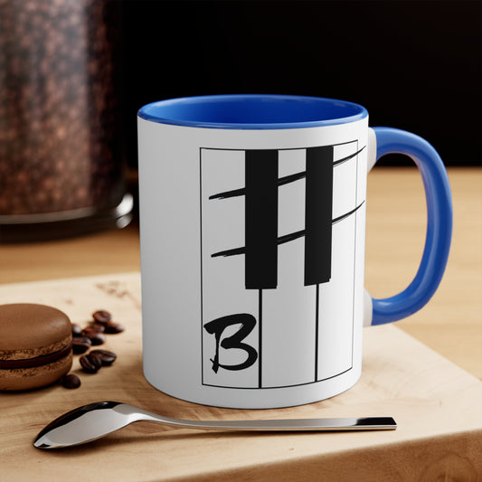 B# Colorful Accent Mugs, 11oz