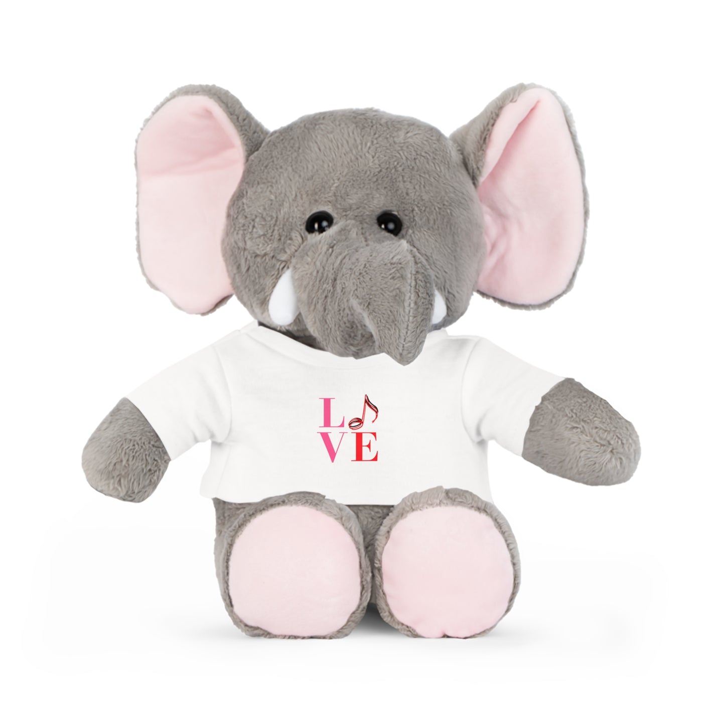 "L.O.V.E M.U.S.I.C" Plush Toy with T-Shirt