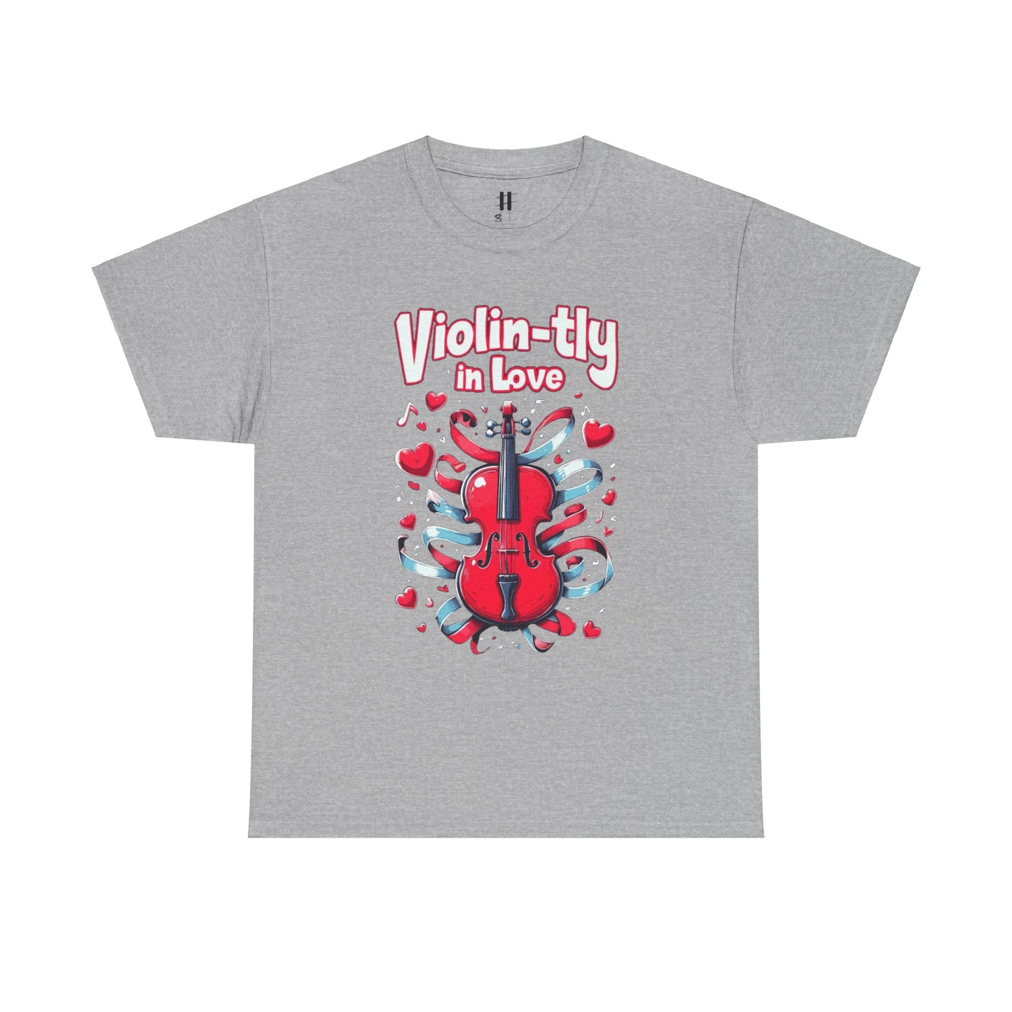 Violin-tly in Love Unisex Heavy Cotton Tee