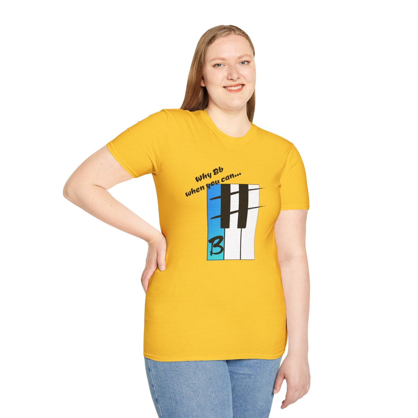 B# Logo Unisex Softstyle T-Shirt