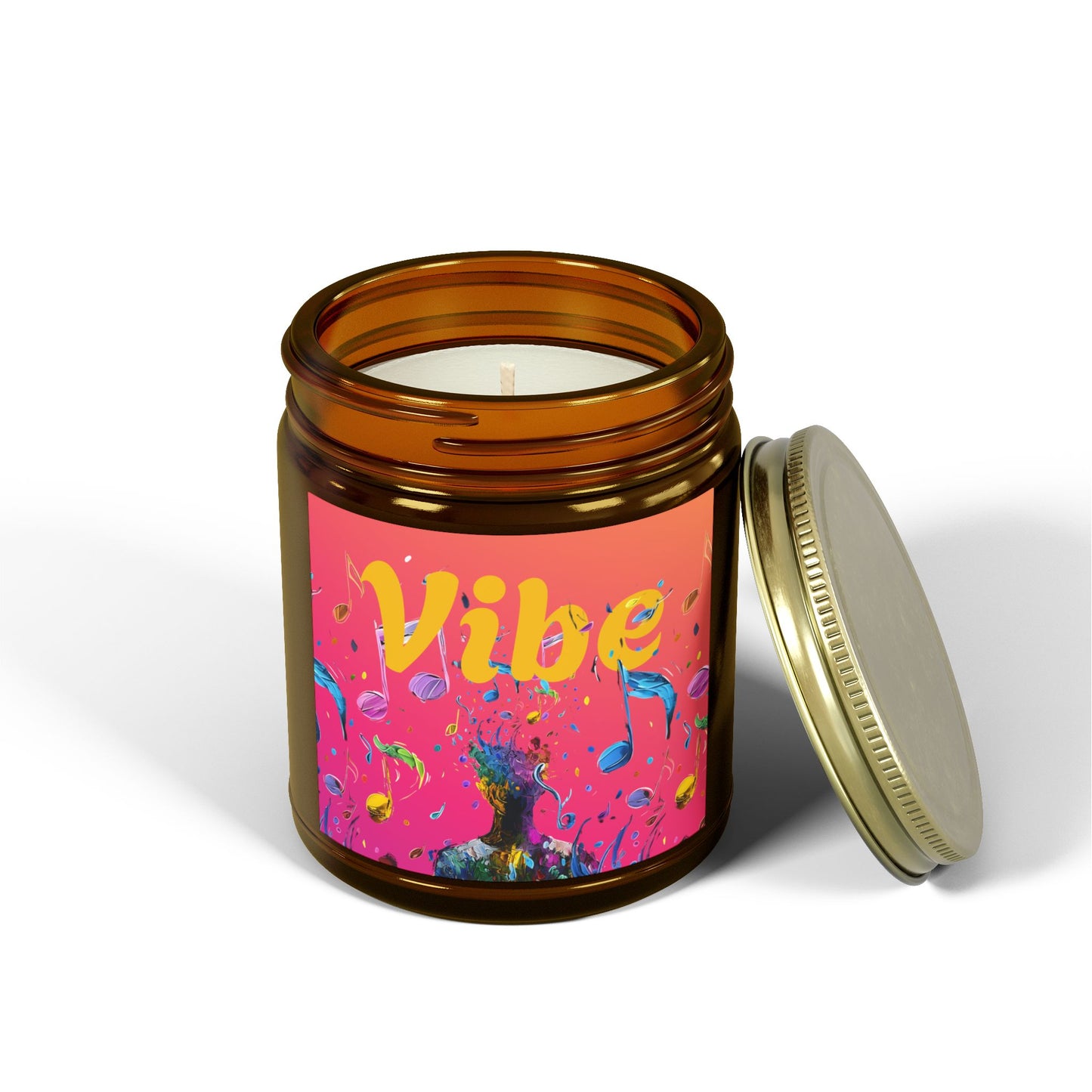 Vibe Scented Candles, Coconut Apricot Wax (4oz, 9oz)