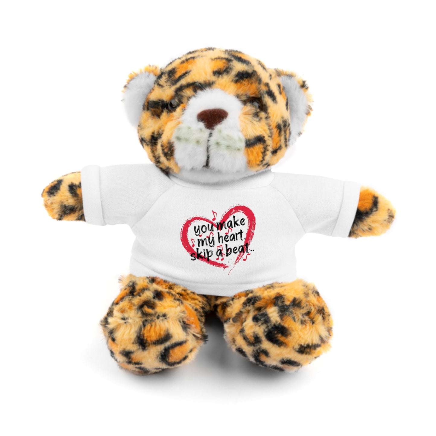 "You Make My Heart Skip A Beat" Stuffed Animals with Tee