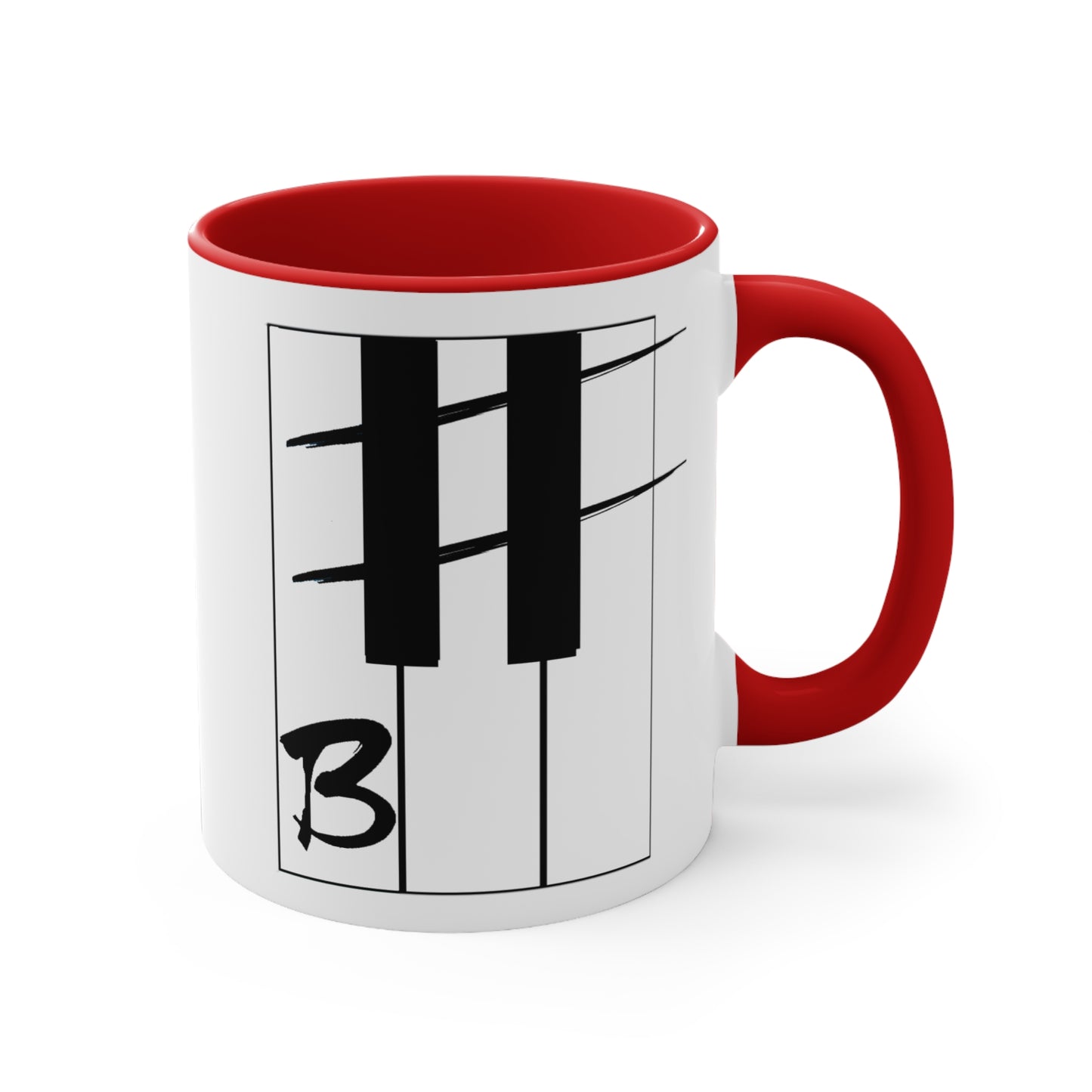 B# Colorful Accent Mugs, 11oz