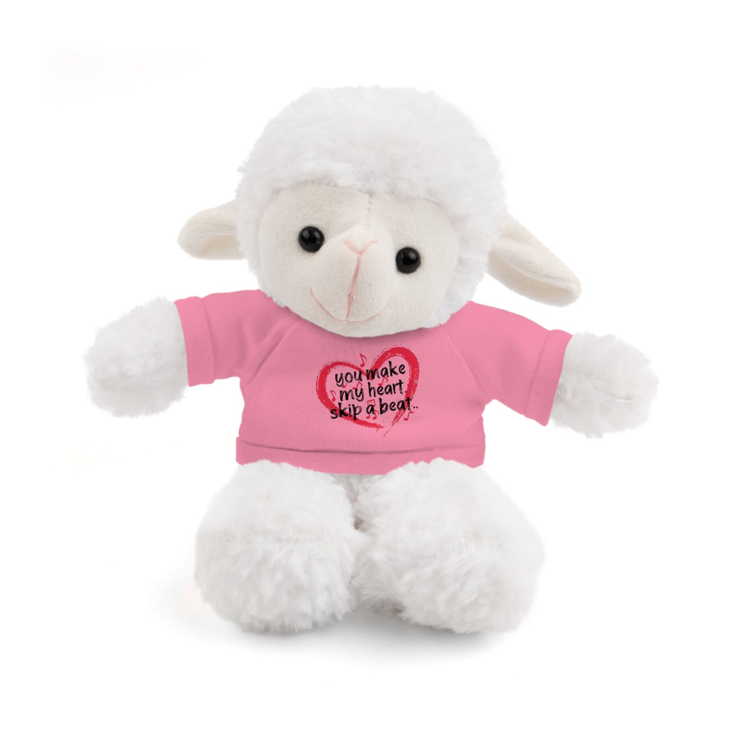 "You Make My Heart Skip A Beat" Stuffed Animals with Tee