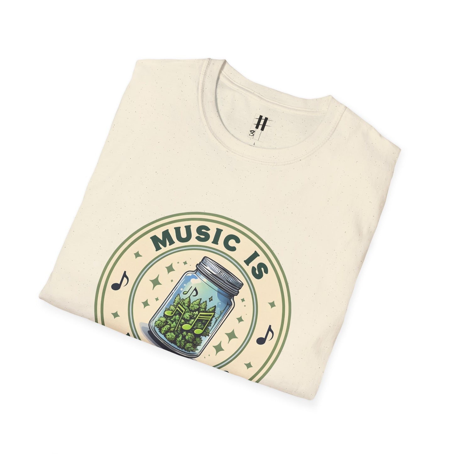 Music Is My Drug Unisex Softstyle T-Shirt - Comfy Tee for Music Lovers