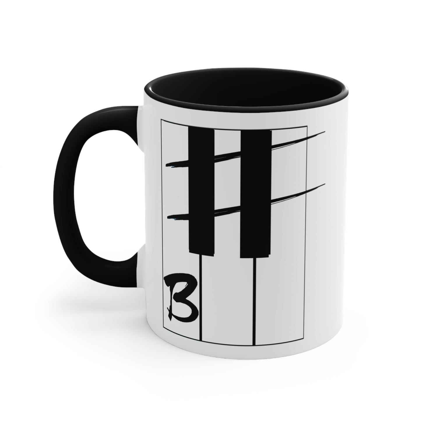 B# Colorful Accent Mugs, 11oz