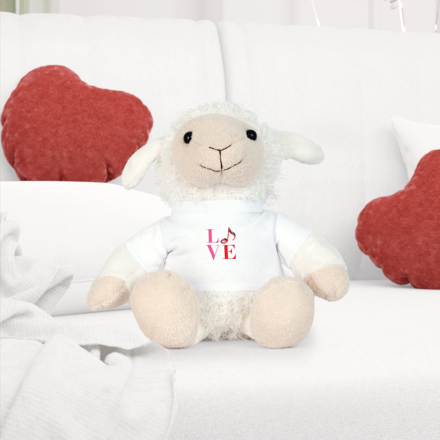 "L.O.V.E M.U.S.I.C" Plush Toy with T-Shirt