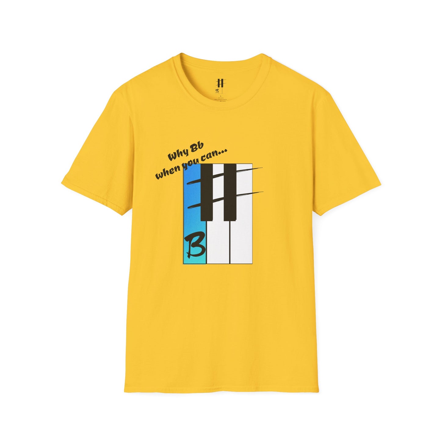 B# Logo Unisex Softstyle T-Shirt