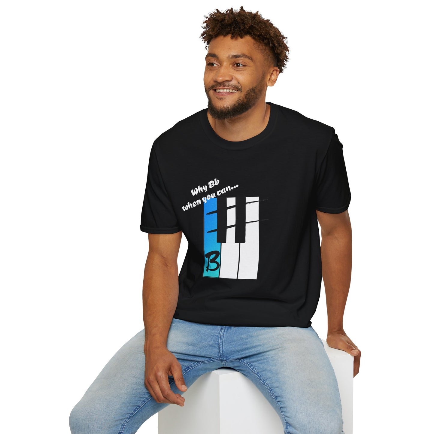 B# Logo Unisex Softstyle T-Shirt