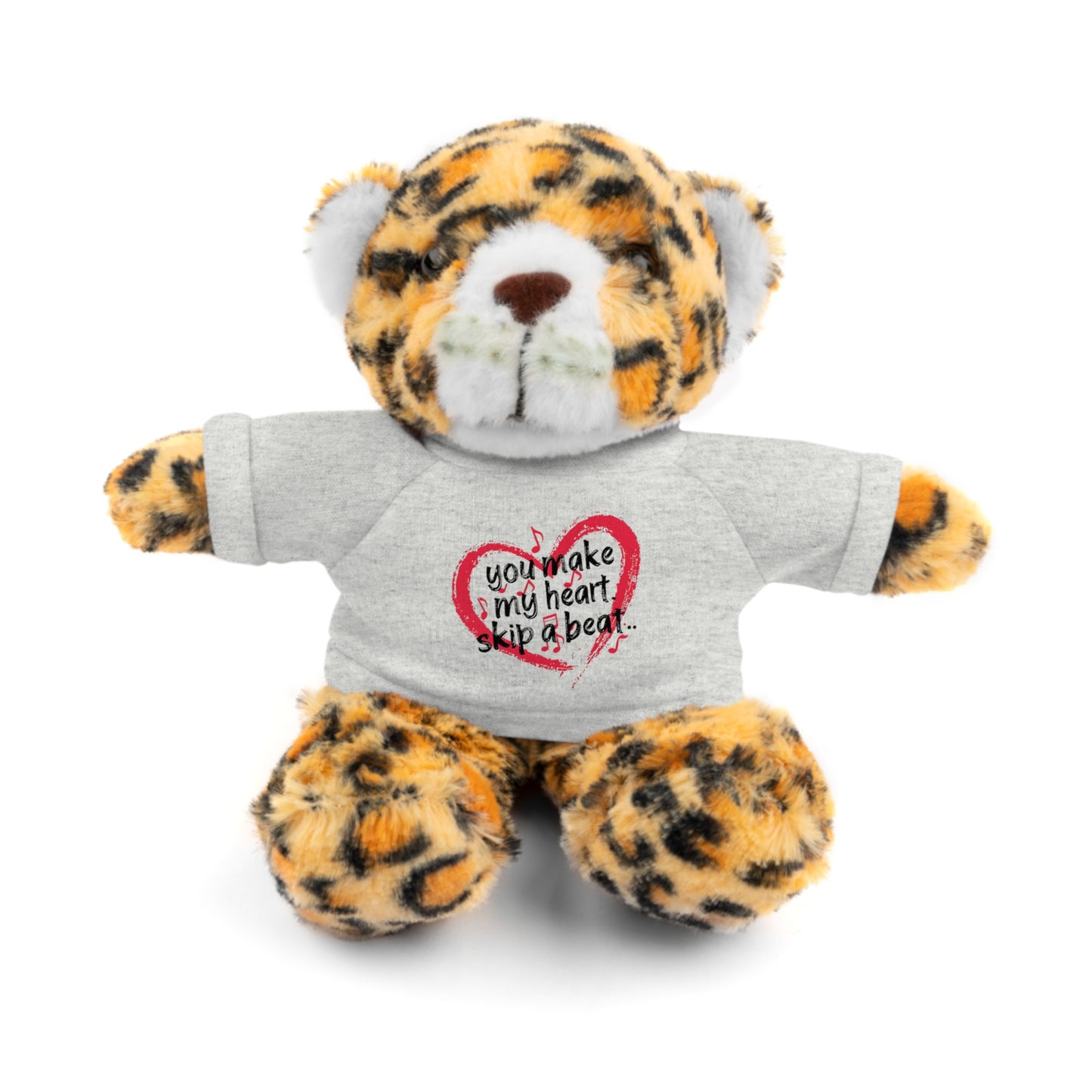 "You Make My Heart Skip A Beat" Stuffed Animals with Tee