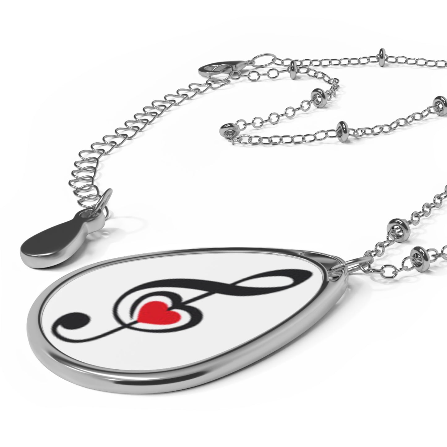 Love Treble Oval Necklace