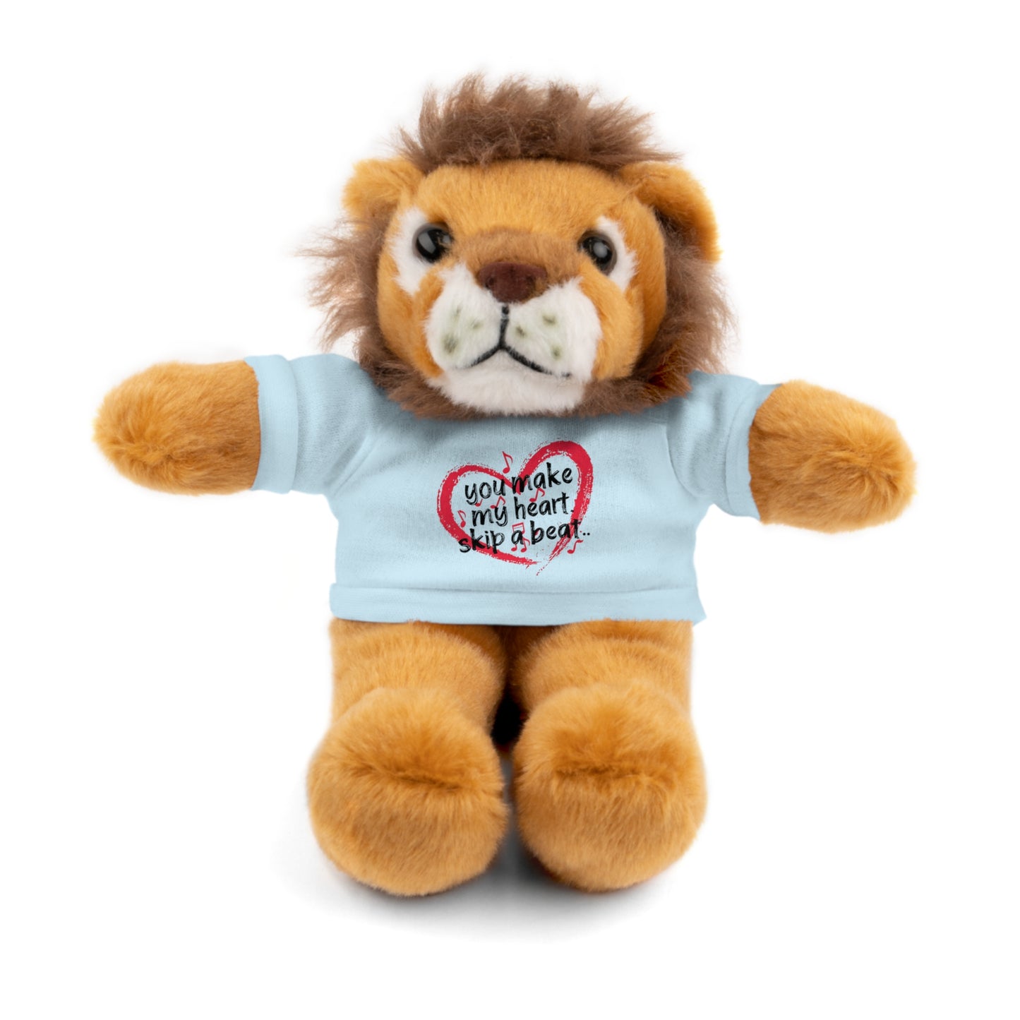 "You Make My Heart Skip A Beat" Stuffed Animals with Tee