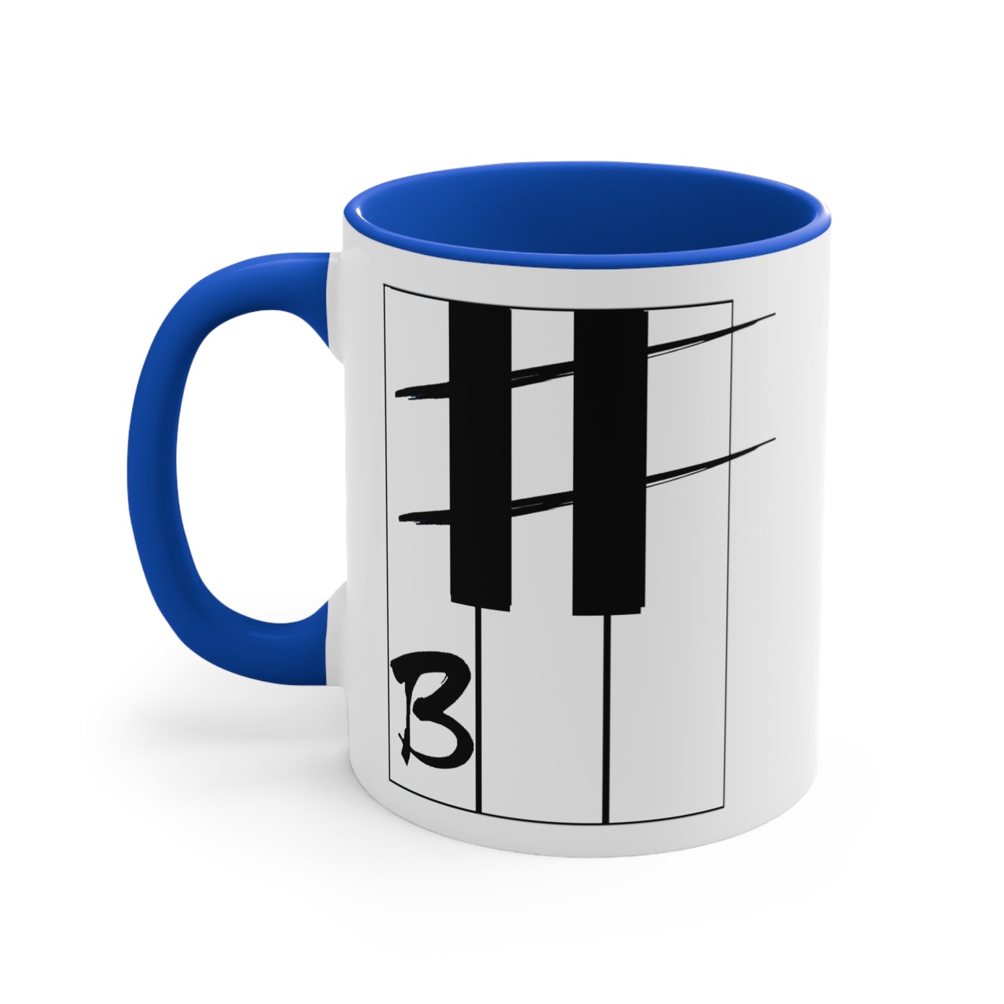 B# Colorful Accent Mugs, 11oz