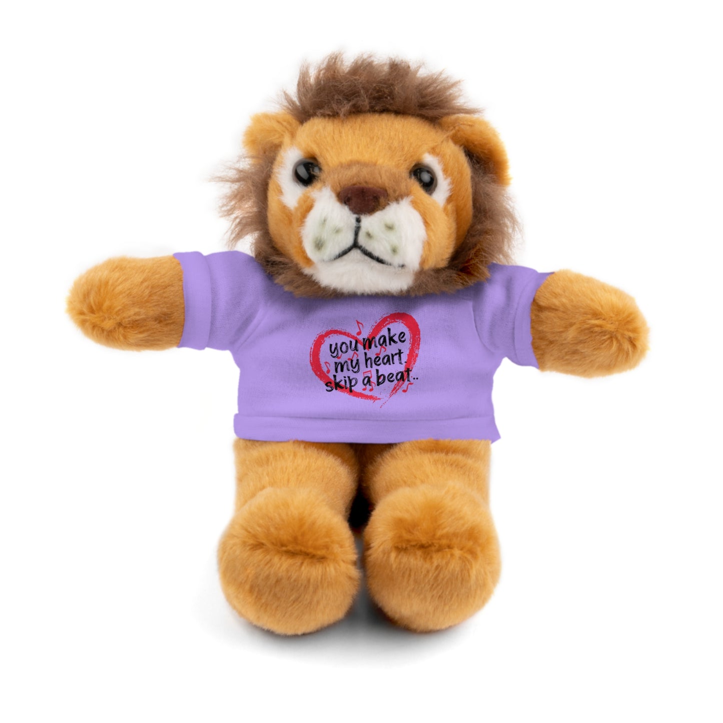 "You Make My Heart Skip A Beat" Stuffed Animals with Tee