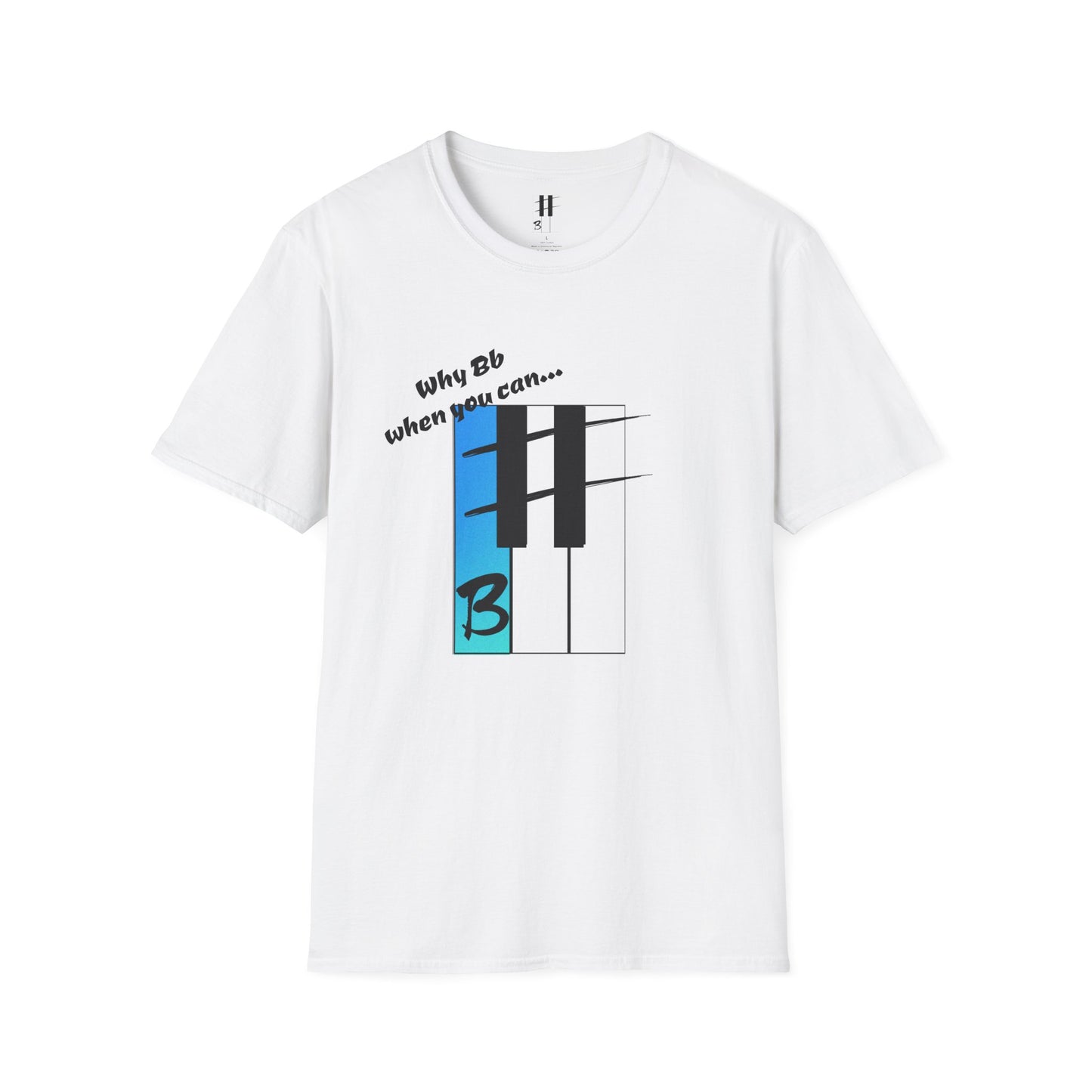 B# Logo Unisex Softstyle T-Shirt