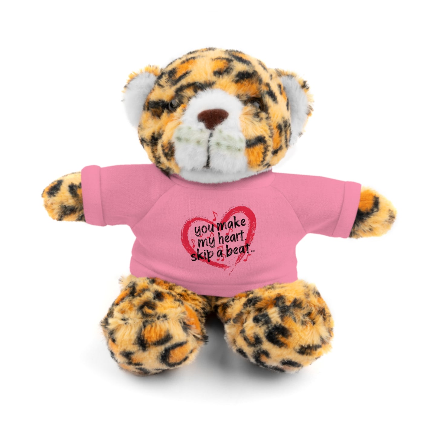 "You Make My Heart Skip A Beat" Stuffed Animals with Tee