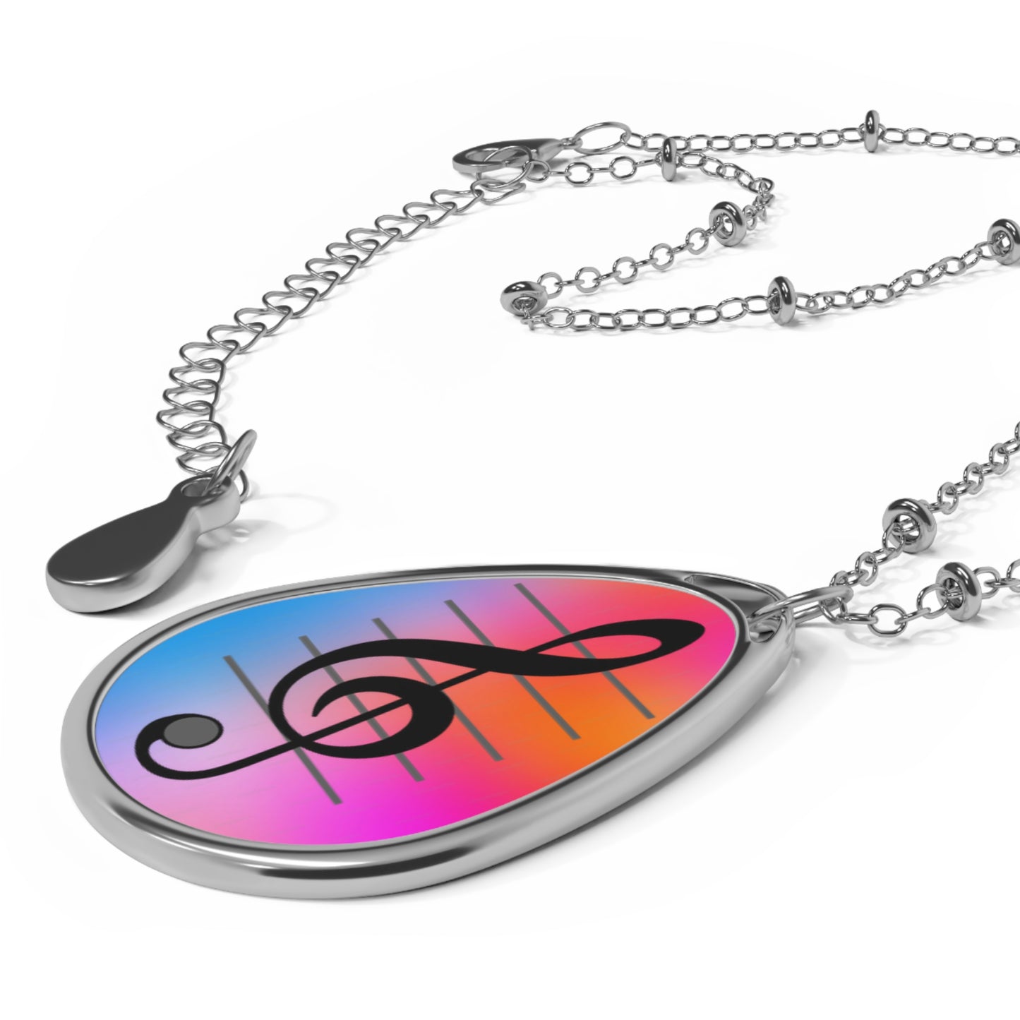 Colorful Treble Necklace