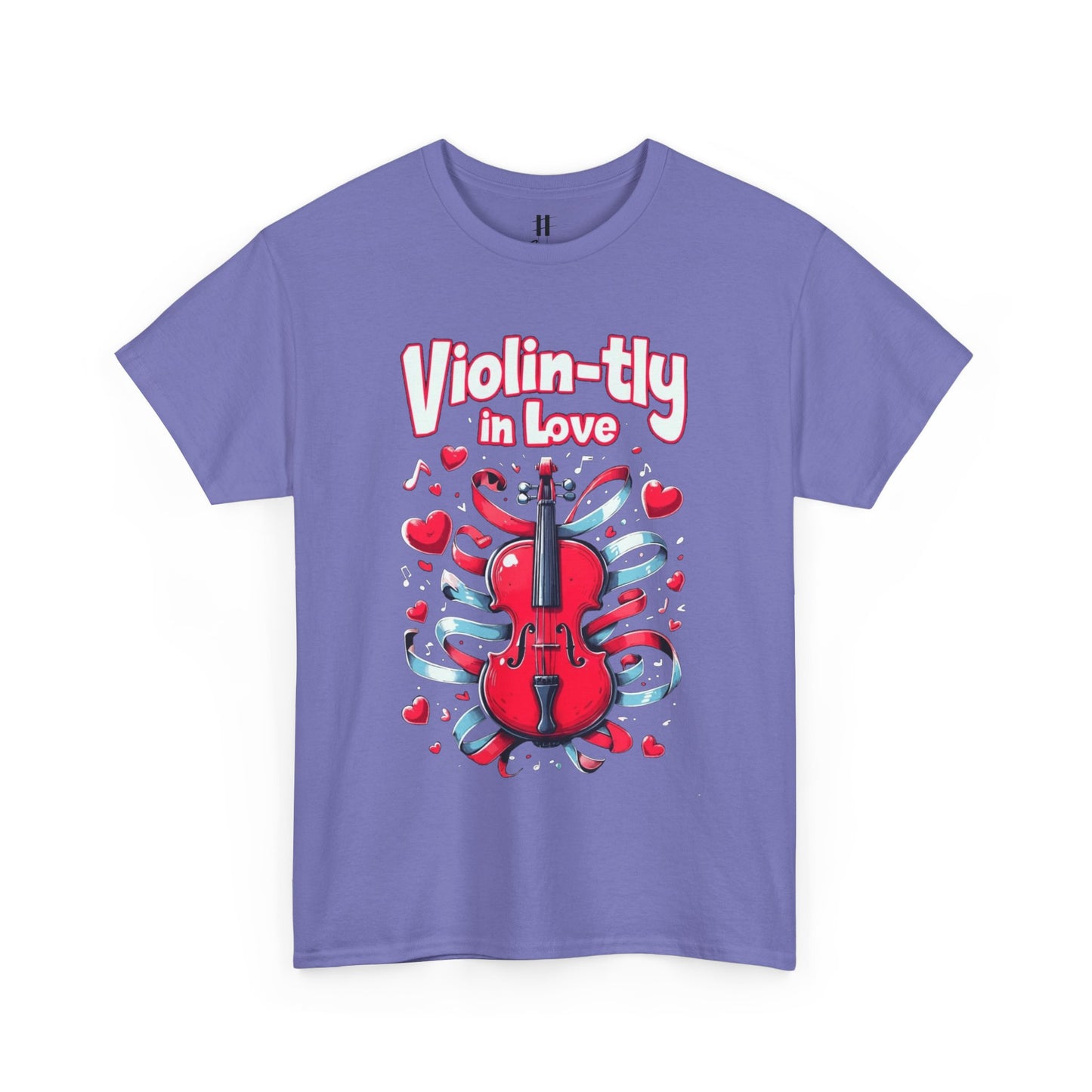 Violin-tly in Love Unisex Heavy Cotton Tee