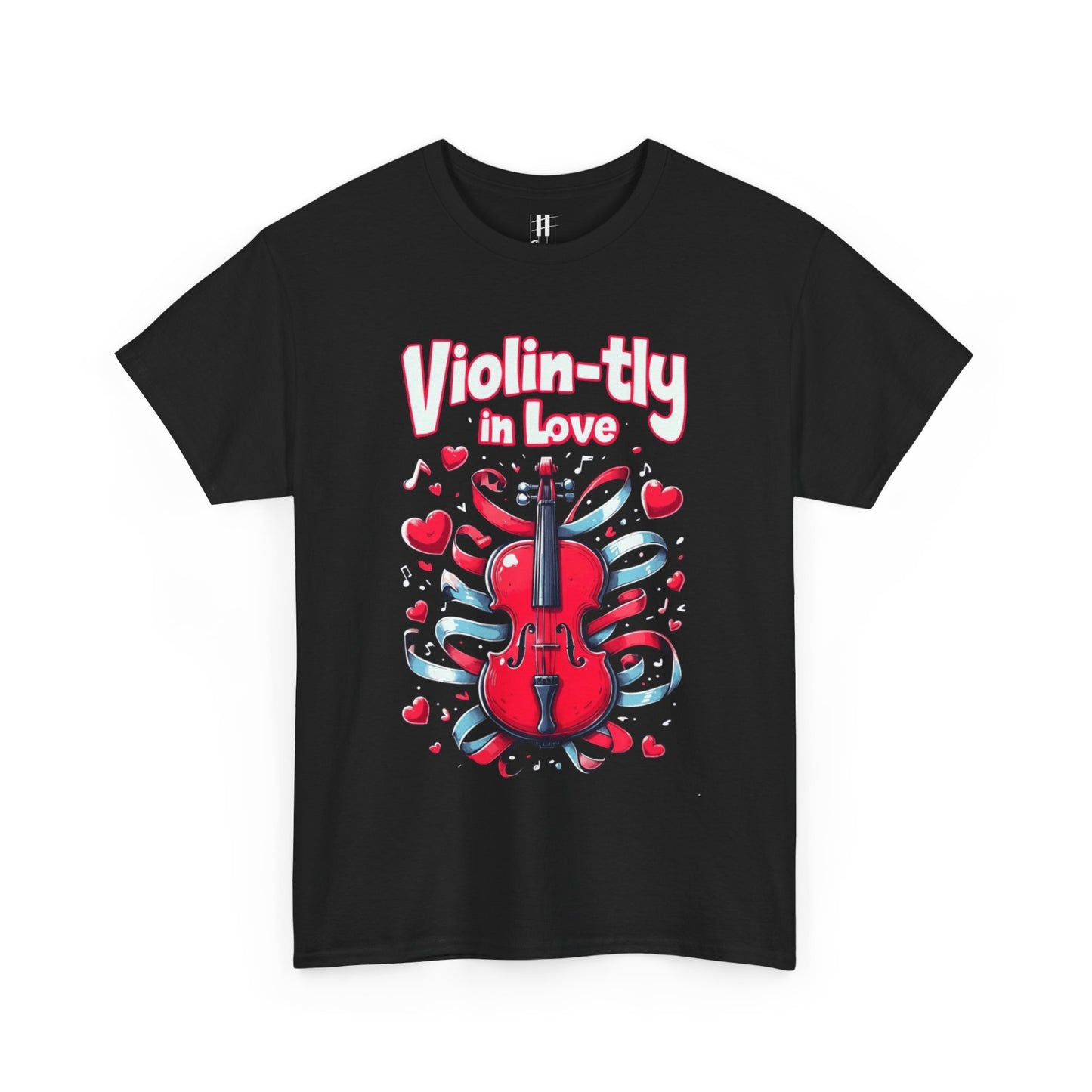 Violin-tly in Love Unisex Heavy Cotton Tee