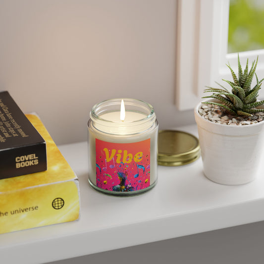 Vibe Scented Candles, Coconut Apricot Wax (4oz, 9oz)