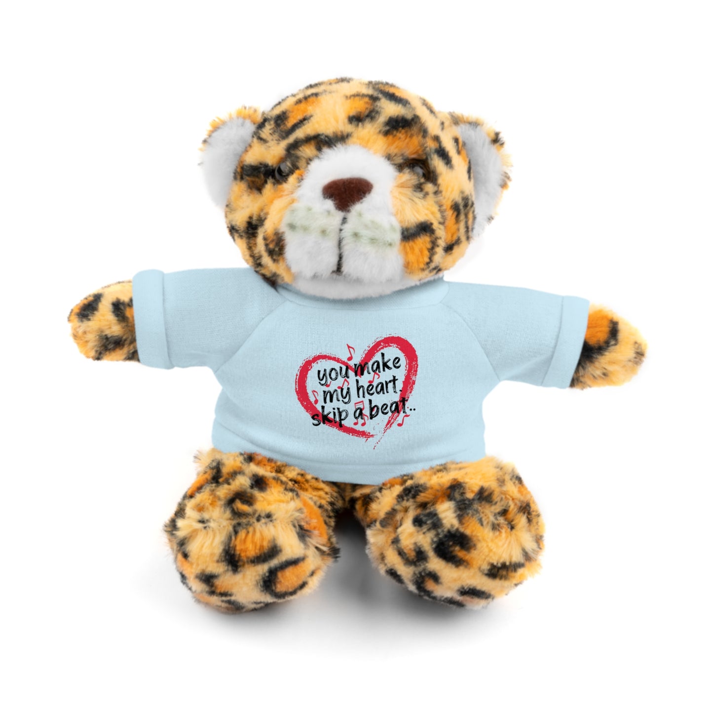 "You Make My Heart Skip A Beat" Stuffed Animals with Tee