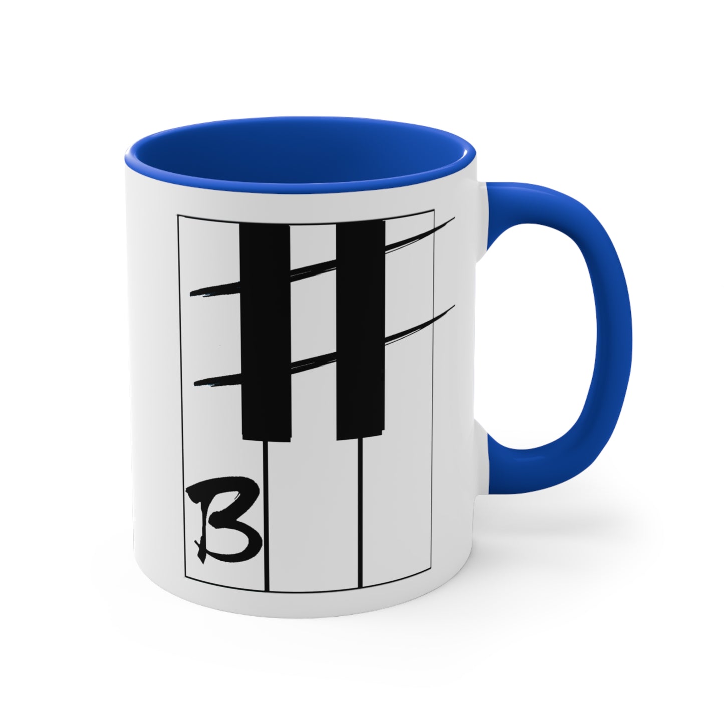 B# Colorful Accent Mugs, 11oz