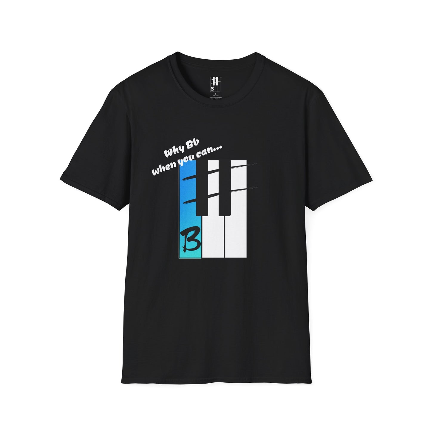 B# Logo Unisex Softstyle T-Shirt