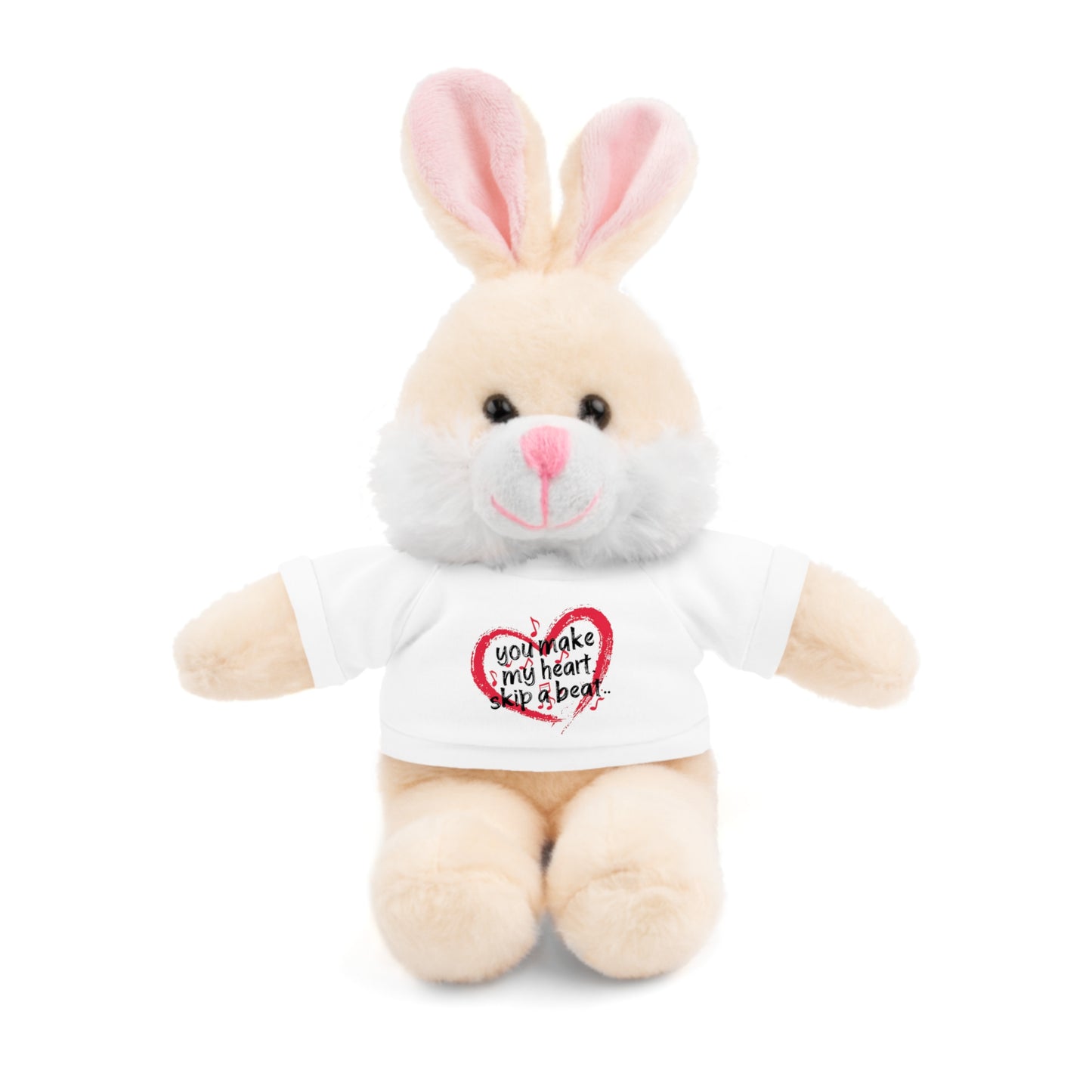 "You Make My Heart Skip A Beat" Stuffed Animals with Tee