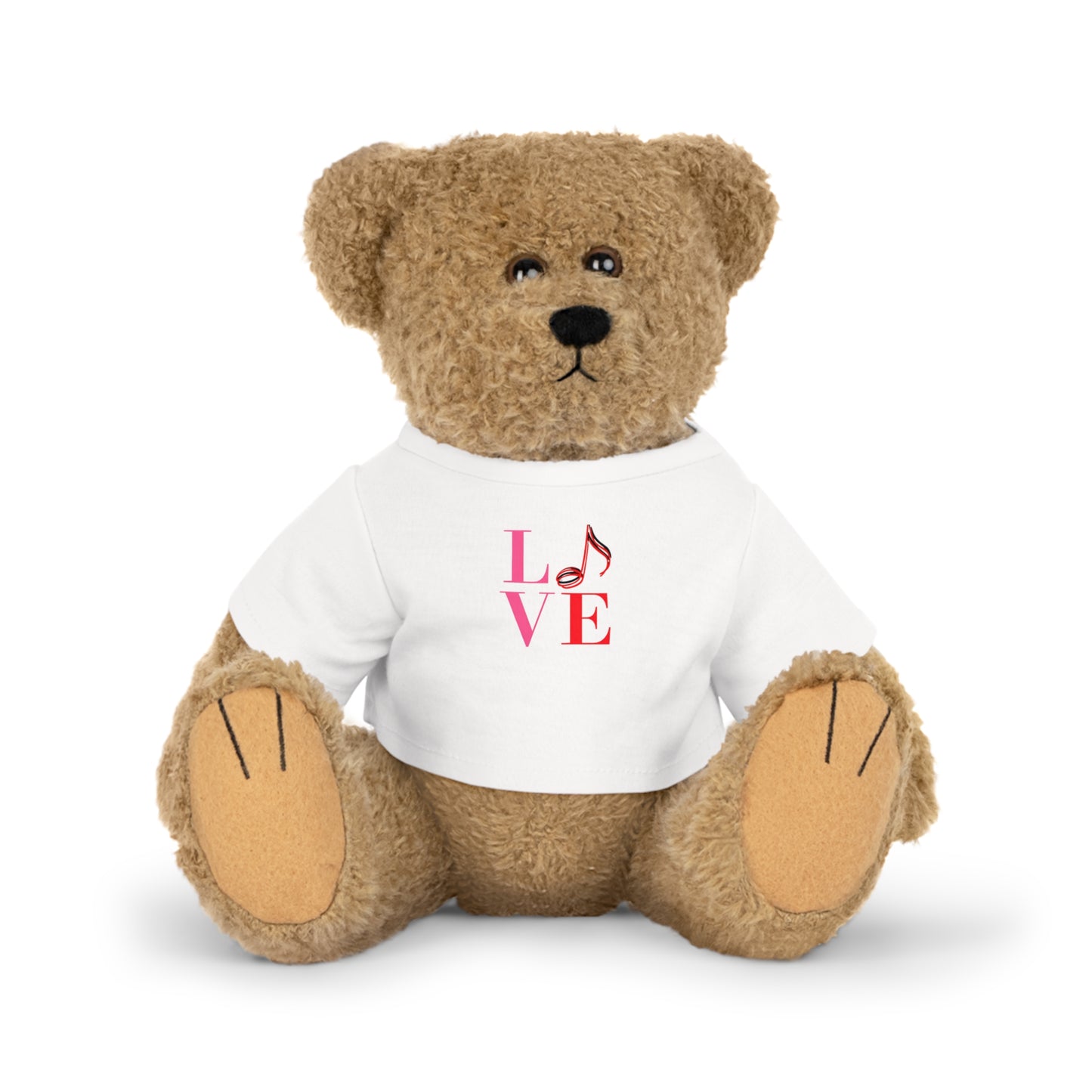 "L.O.V.E M.U.S.I.C" Plush Toy with T-Shirt