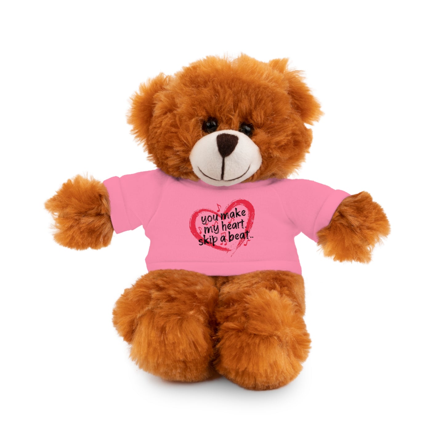 "You Make My Heart Skip A Beat" Stuffed Animals with Tee