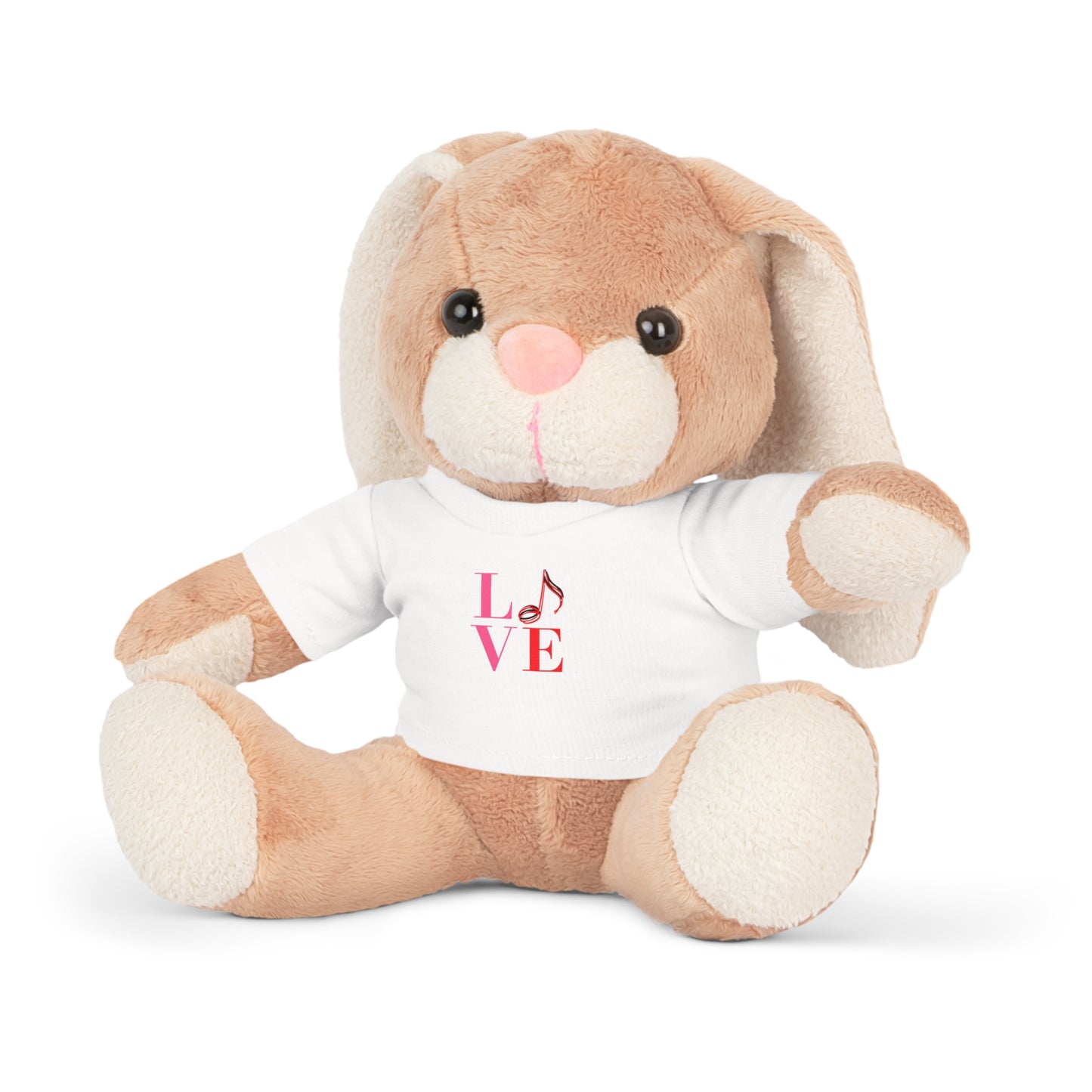 "L.O.V.E M.U.S.I.C" Plush Toy with T-Shirt