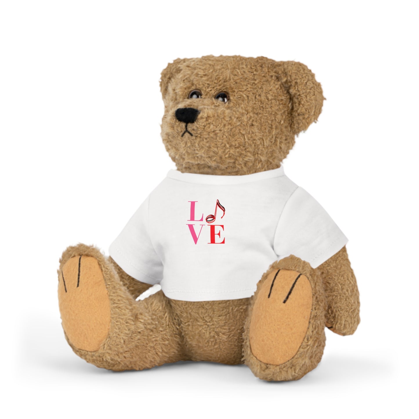 "L.O.V.E M.U.S.I.C" Plush Toy with T-Shirt