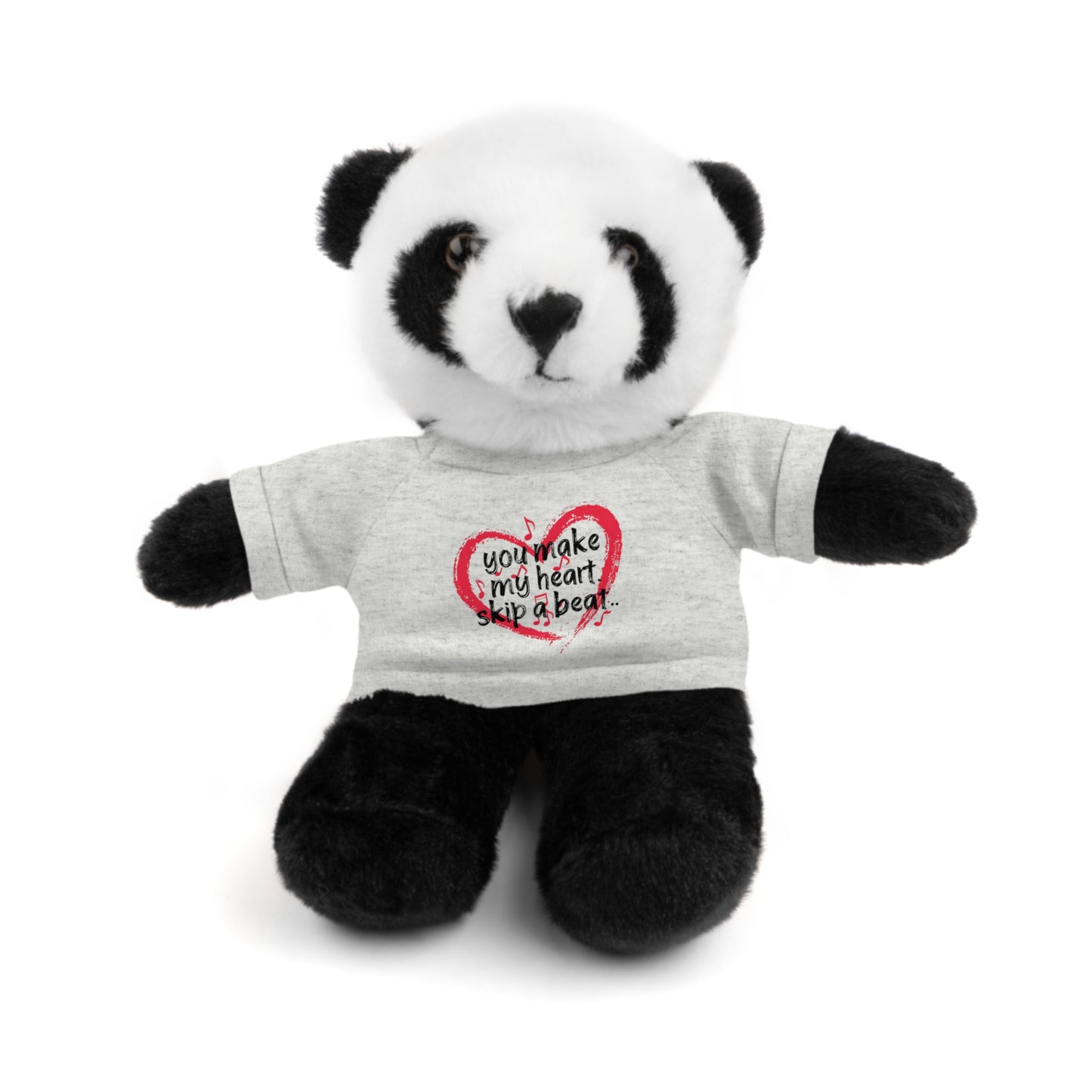 "You Make My Heart Skip A Beat" Stuffed Animals with Tee