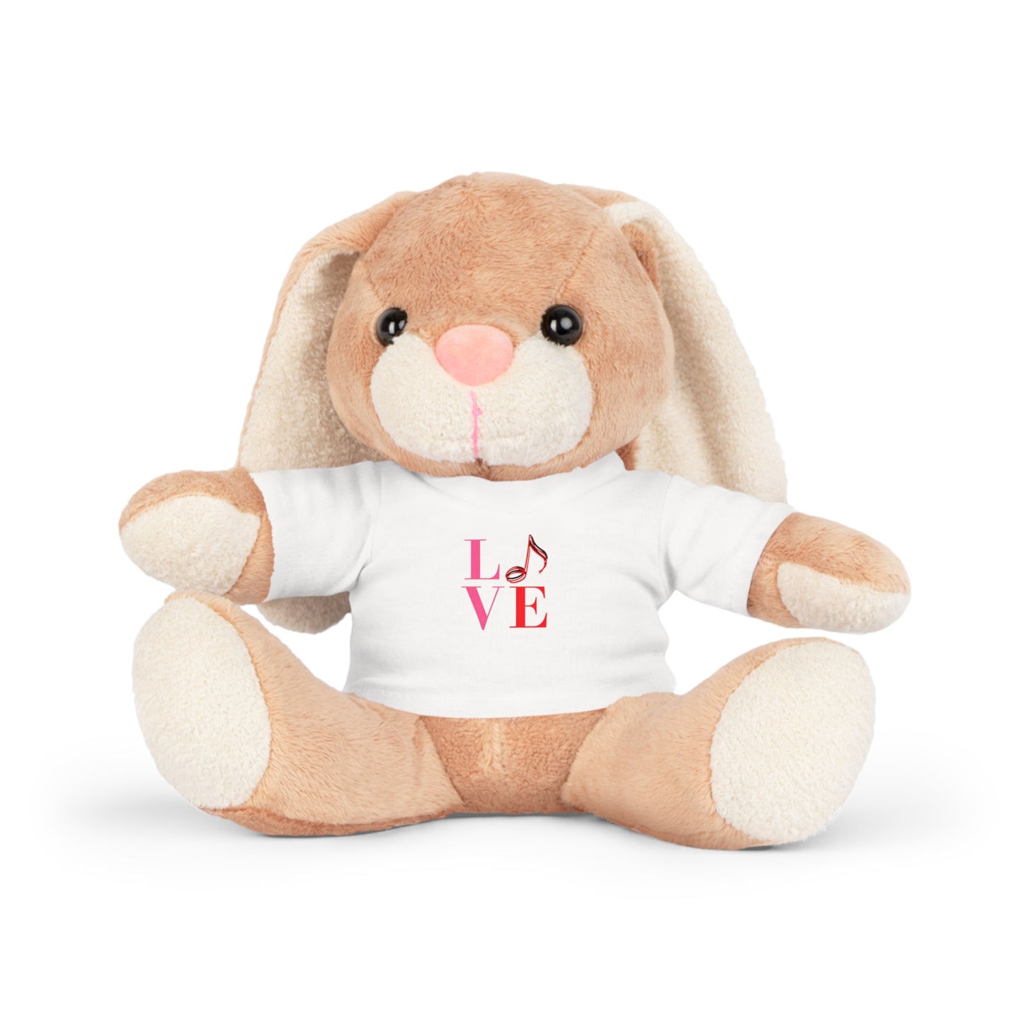 "L.O.V.E M.U.S.I.C" Plush Toy with T-Shirt