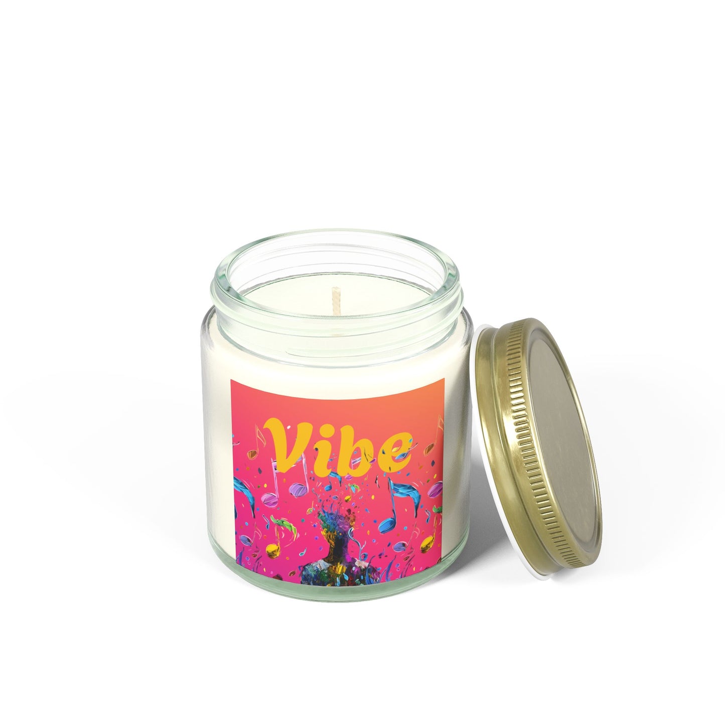 Vibe Scented Candles, Coconut Apricot Wax (4oz, 9oz)